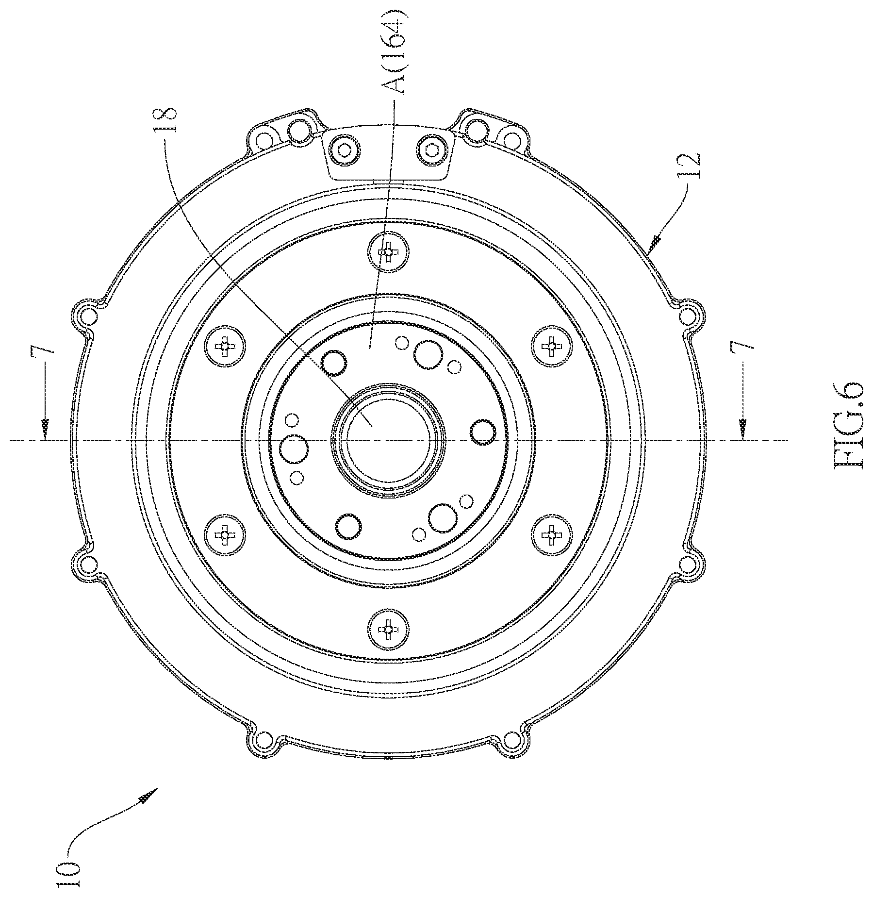 Patent US12303439 Figure 6 – Drive wheel for wheelchair and quick-releasable drive wheel assembly