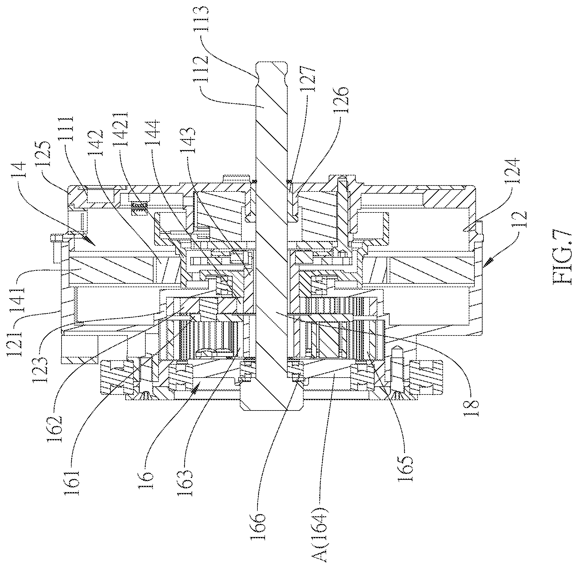 Patent US12303439 Figure 7 – Drive wheel for wheelchair and quick-releasable drive wheel assembly