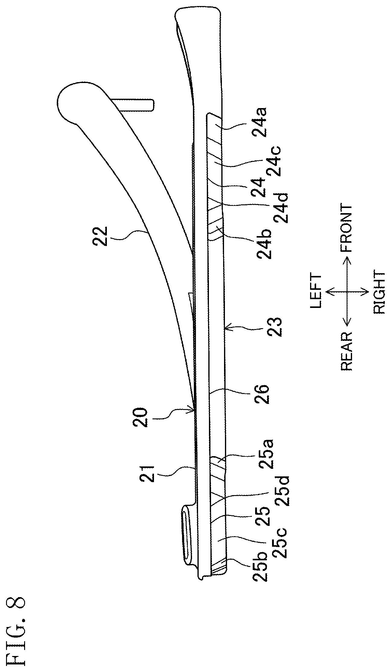 Patent US12303440 Figure 8 – Wheelchair