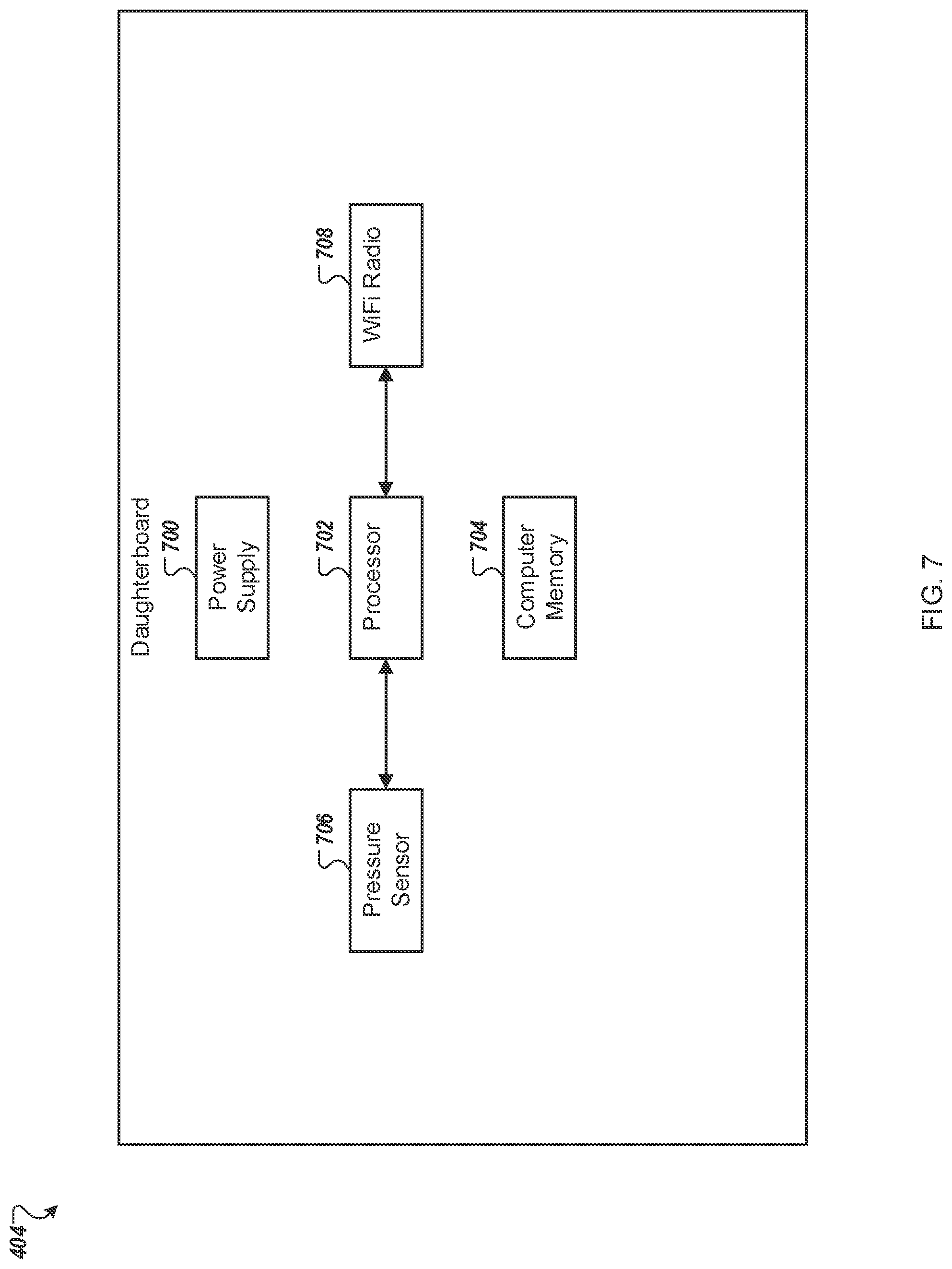 Patent US12303443 Figure 8 – Bed with pressure and force sensors