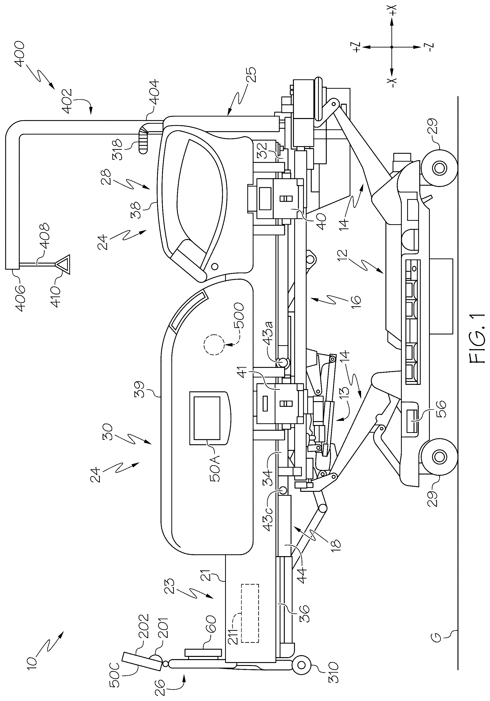 Patent US12303444 Figure 1 – Person support apparatus having exercise therapy features
