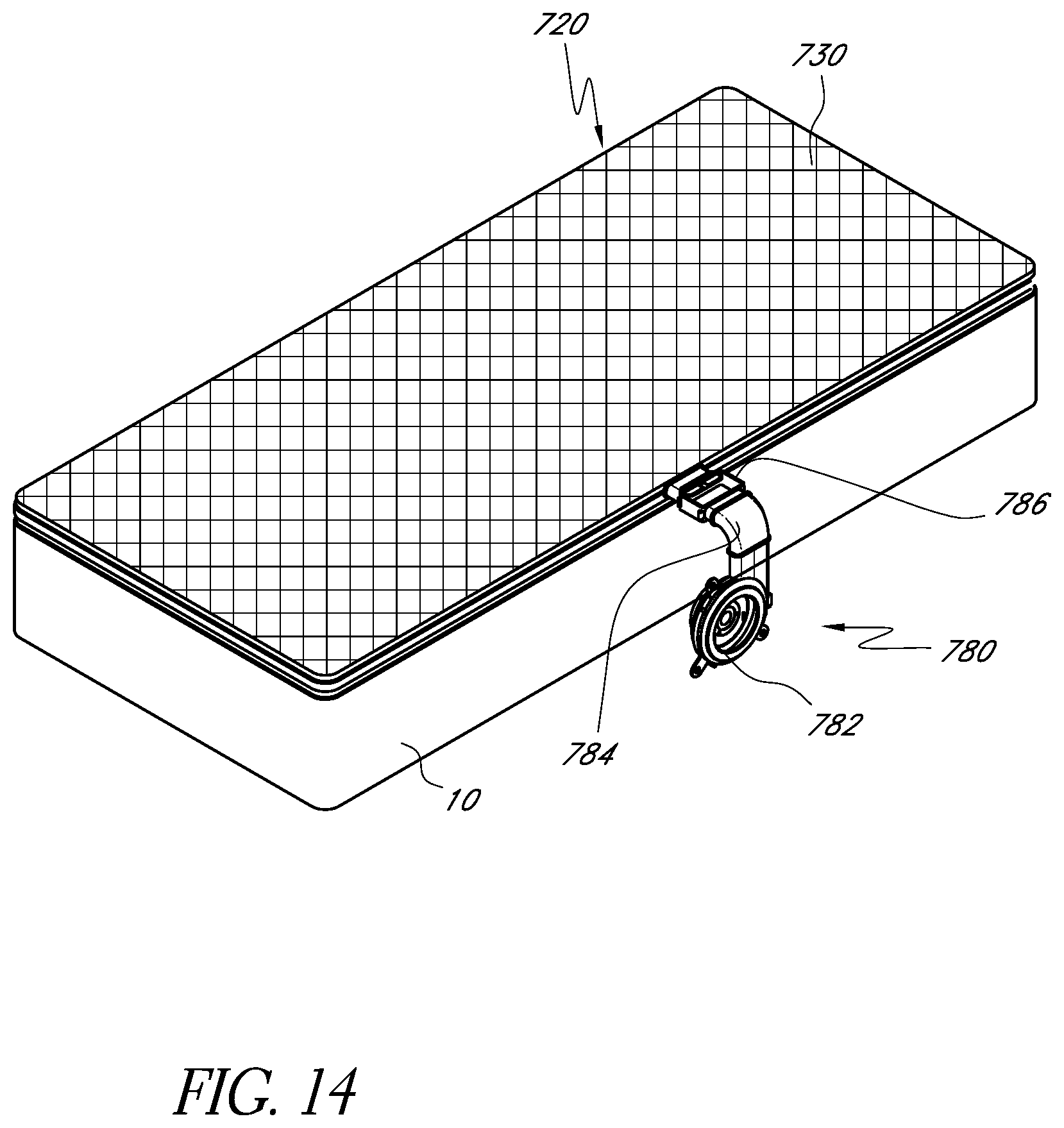 Patent US12303445 Figure 15 – Temperature controlled bed system