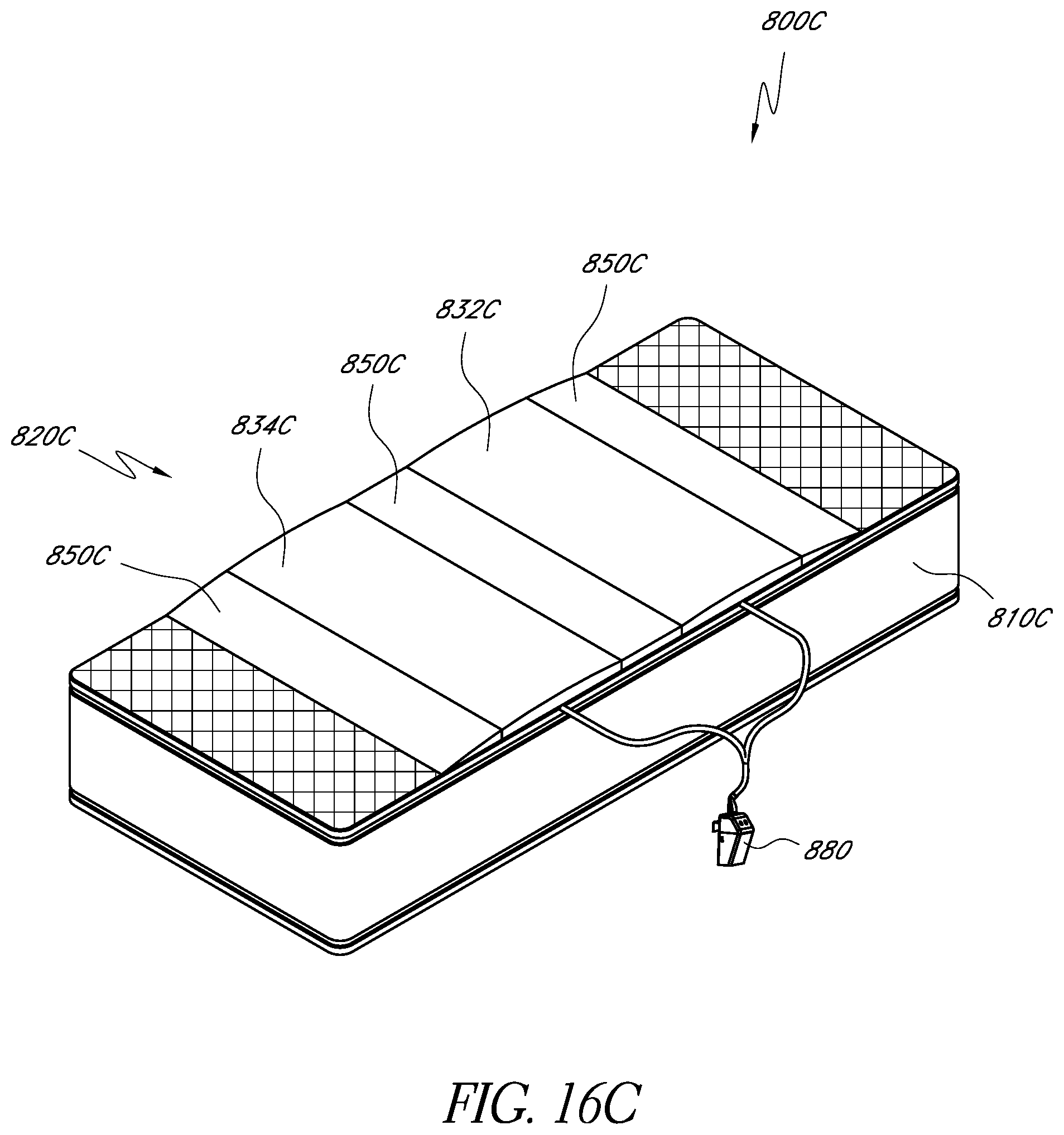 Patent US12303445 Figure 19 – Temperature controlled bed system