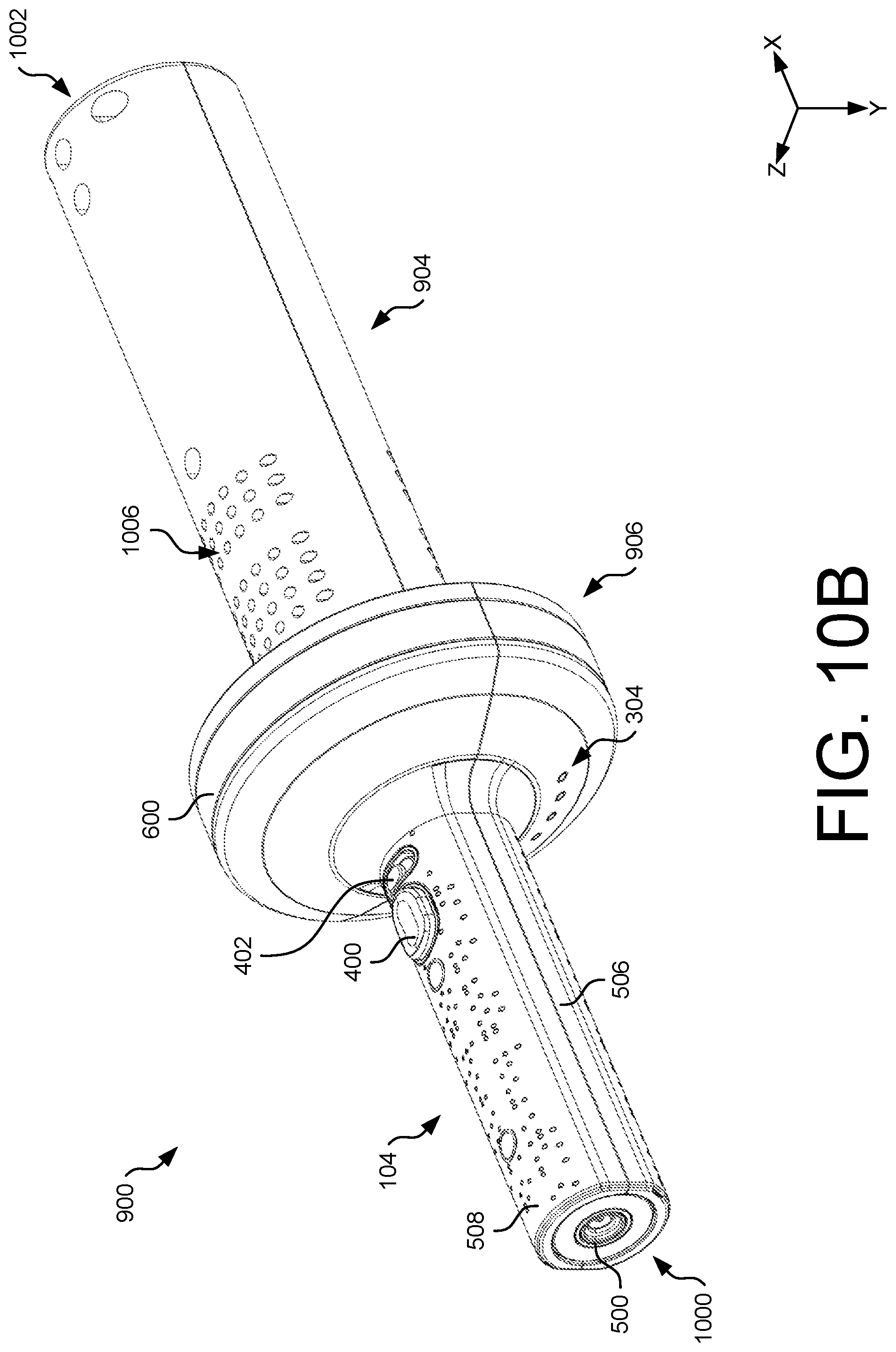 Patent US12303448 Figure 11 – Myofascial device with rotatable assembly