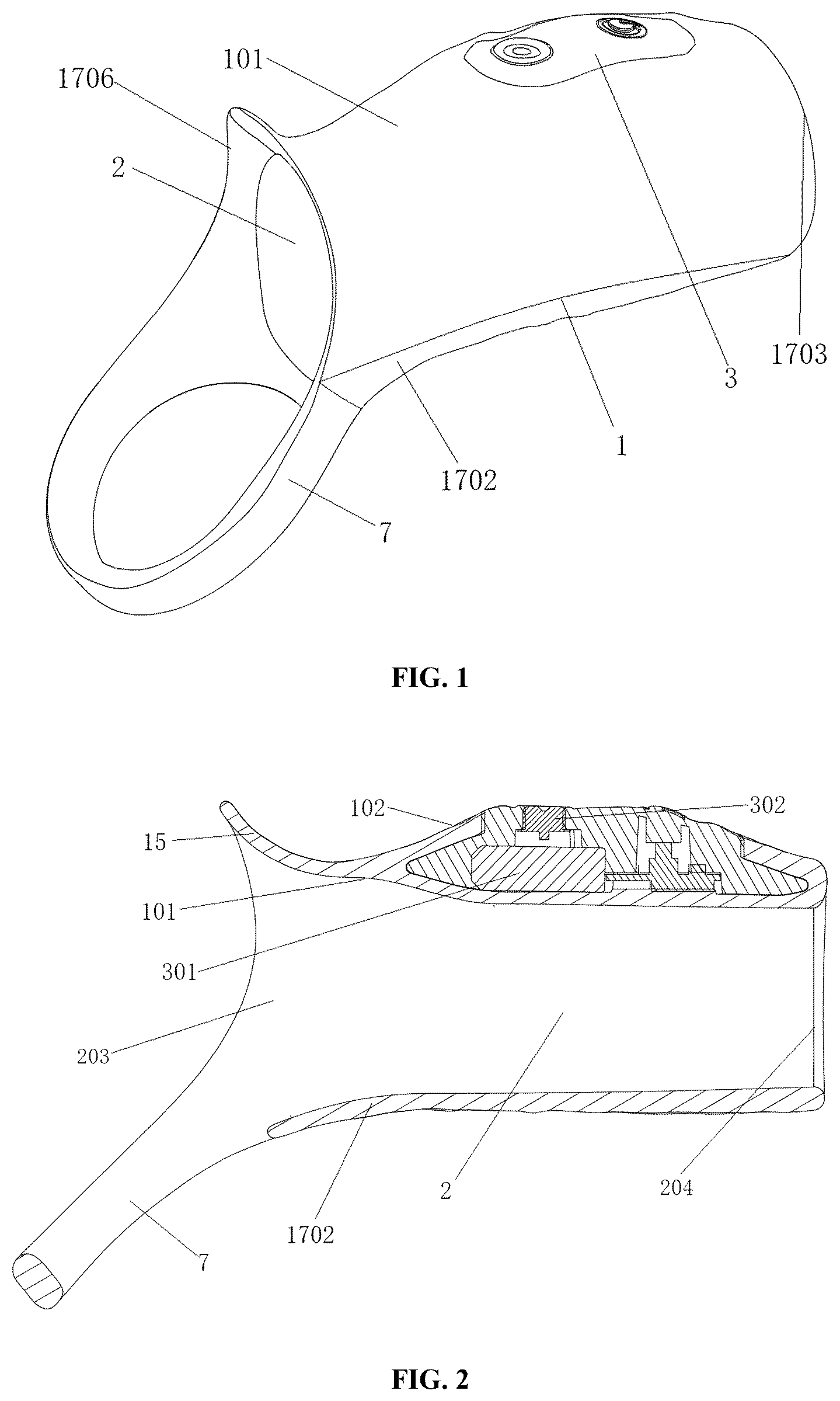 Patent US12303450 Figure 1 – Bidirectional stimulation massage device
