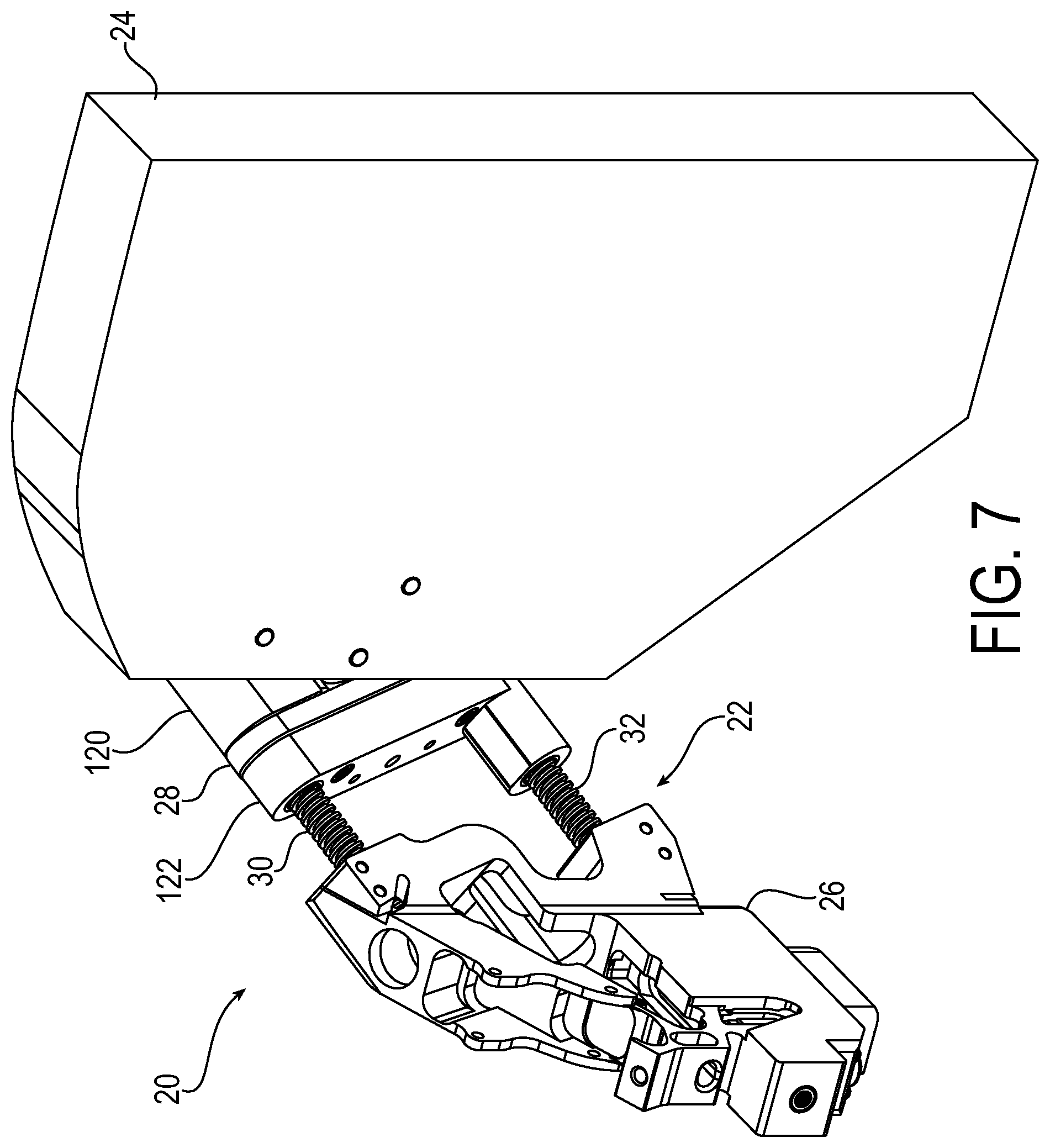 Patent US12303453 Figure 7 – Legged mobility exoskeleton device with enhanced adjustment mechanisms