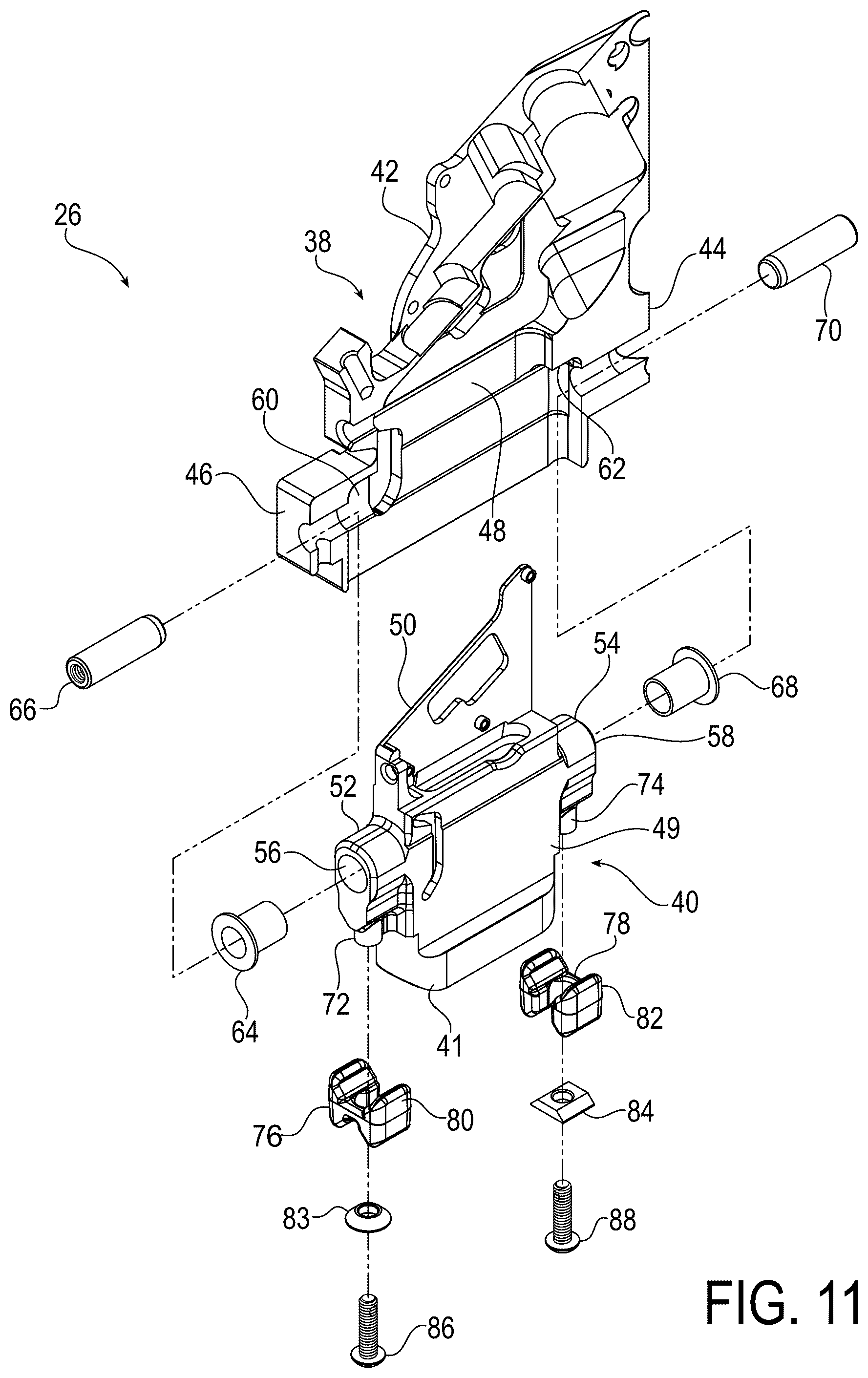 Patent US12303453 Figure 10 – Legged mobility exoskeleton device with enhanced adjustment mechanisms