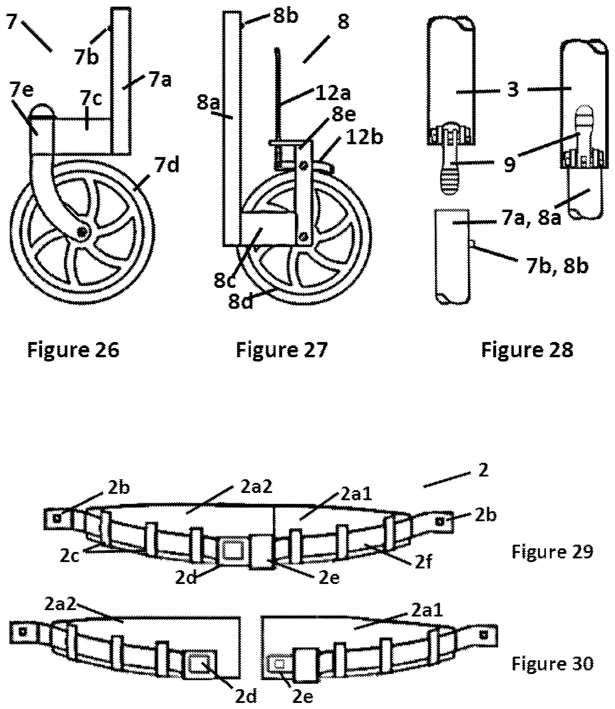 Patent US12303454 Figure 12 – Mobility assistance device with tensioner