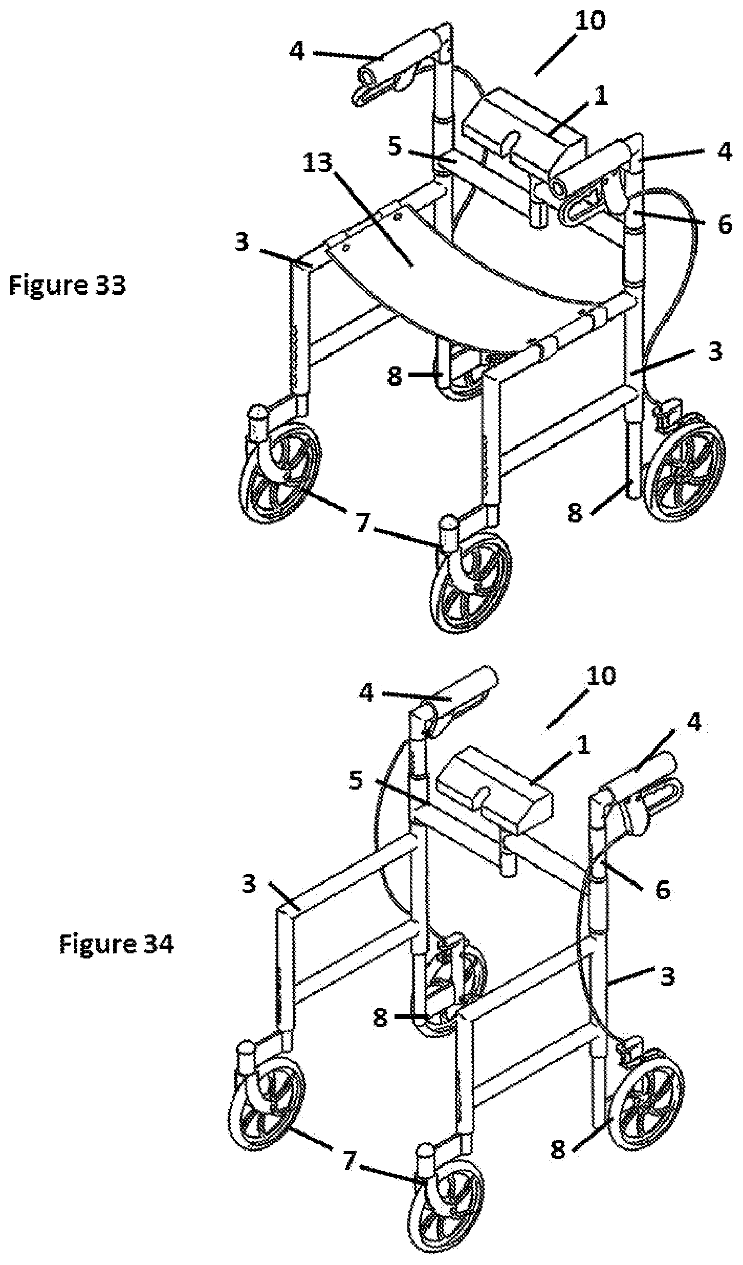 Patent US12303454 Figure 14 – Mobility assistance device with tensioner