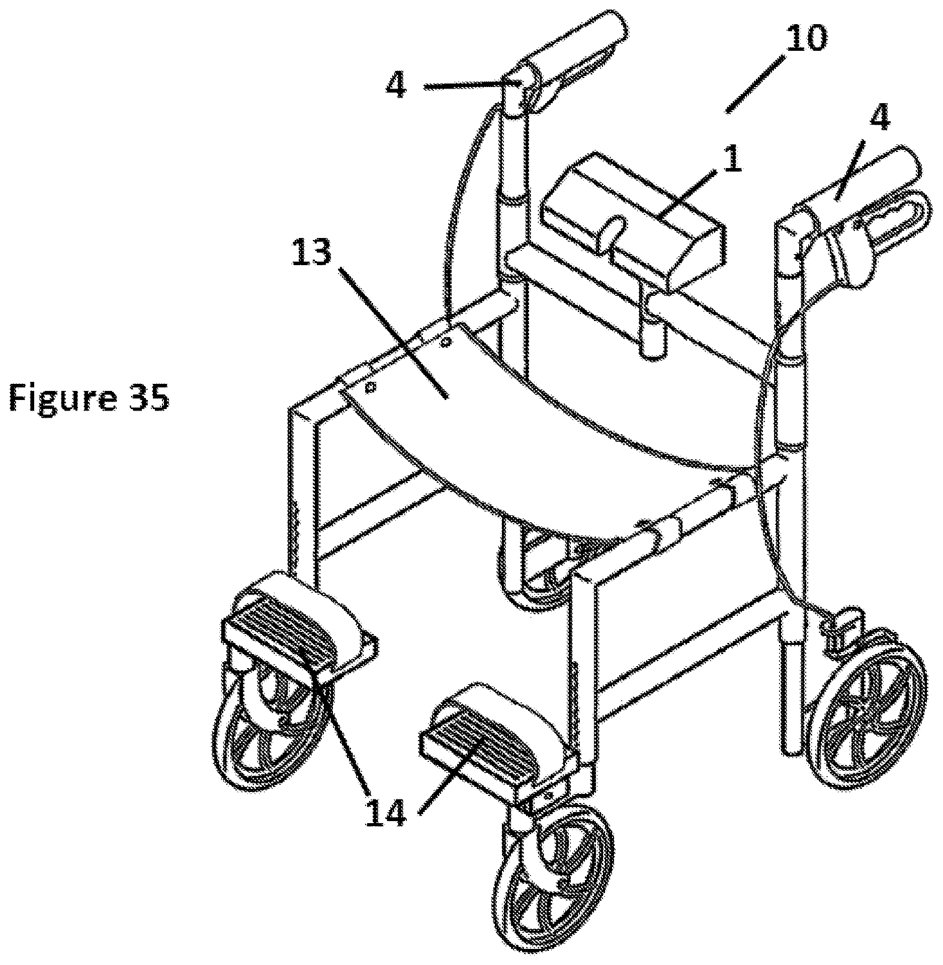 Patent US12303454 Figure 15 – Mobility assistance device with tensioner