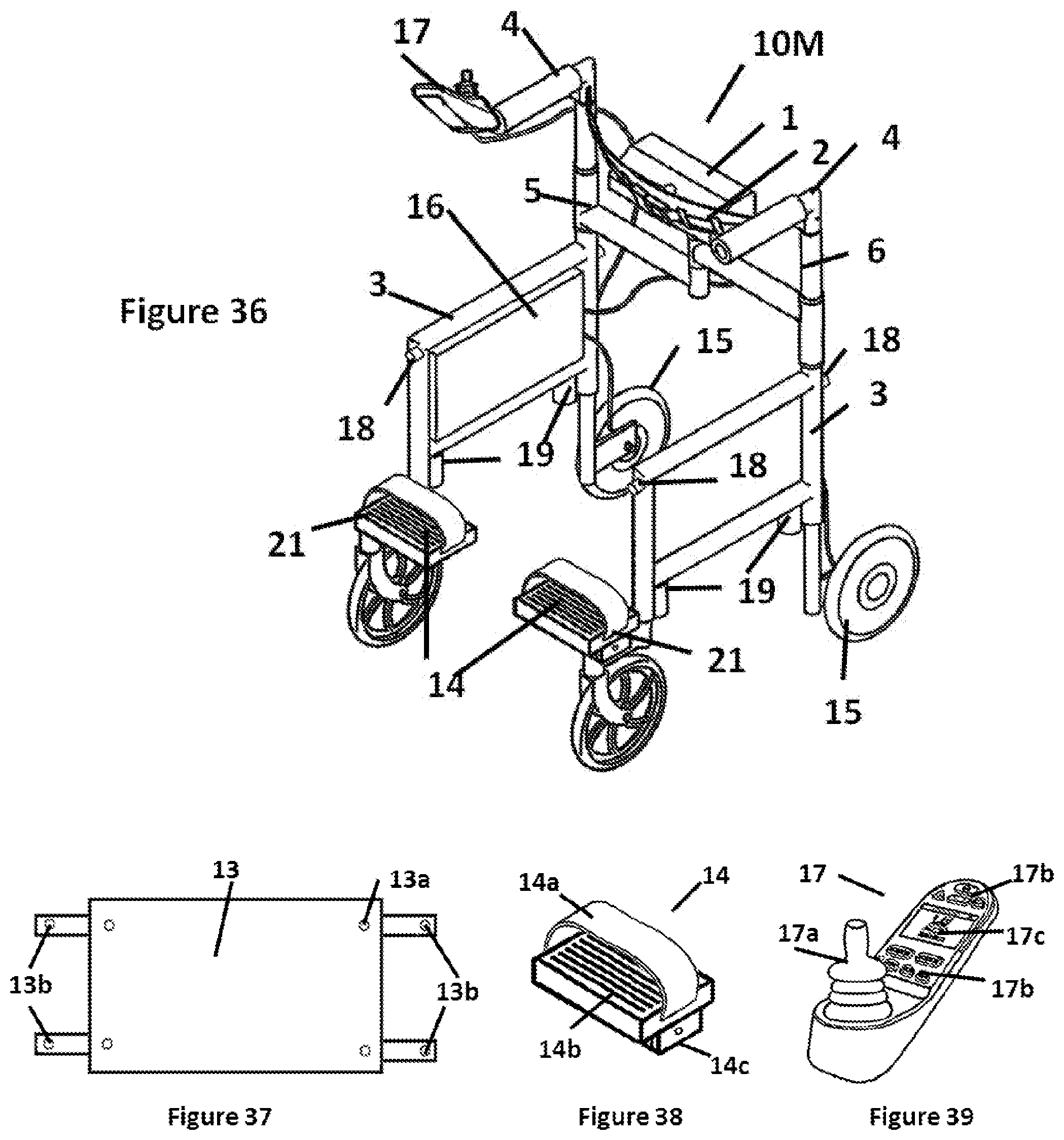 Patent US12303454 Figure 16 – Mobility assistance device with tensioner