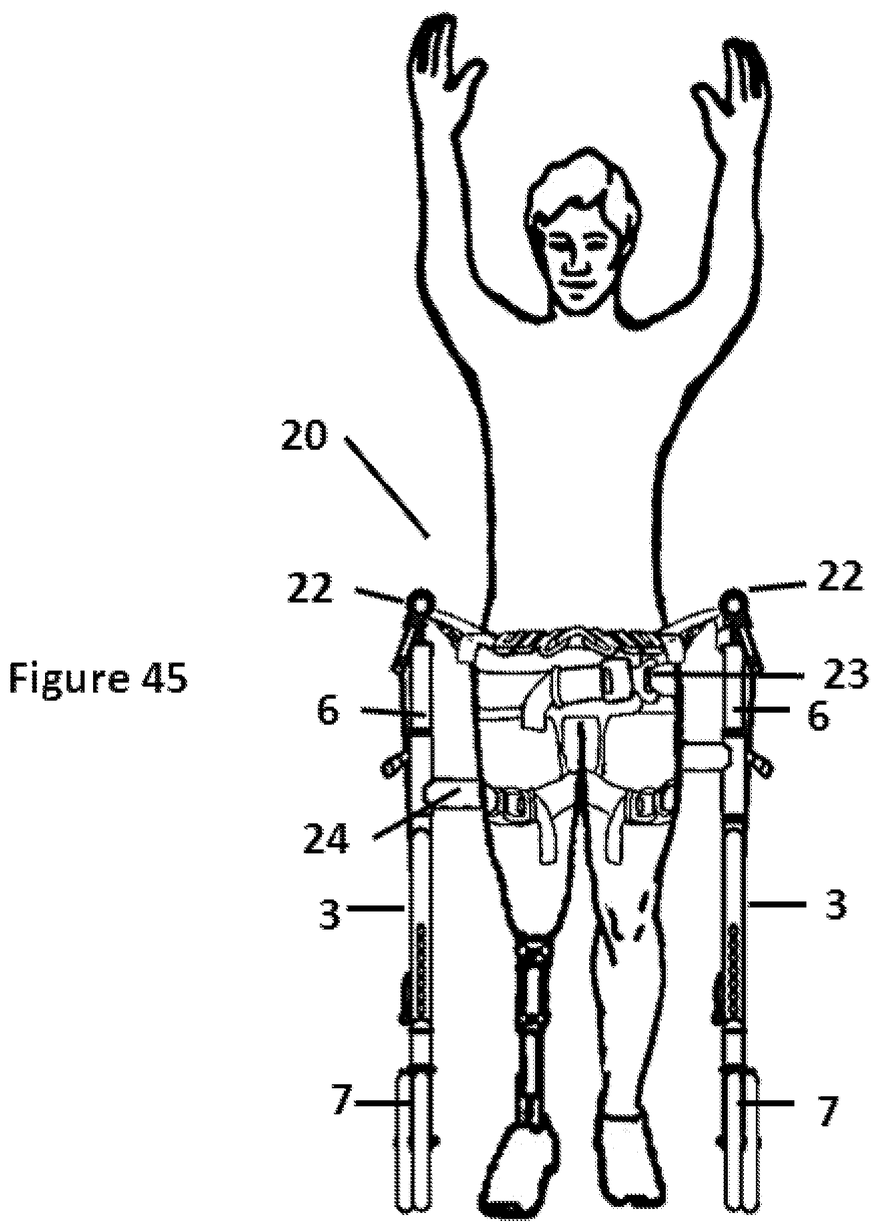 Patent US12303454 Figure 18 – Mobility assistance device with tensioner
