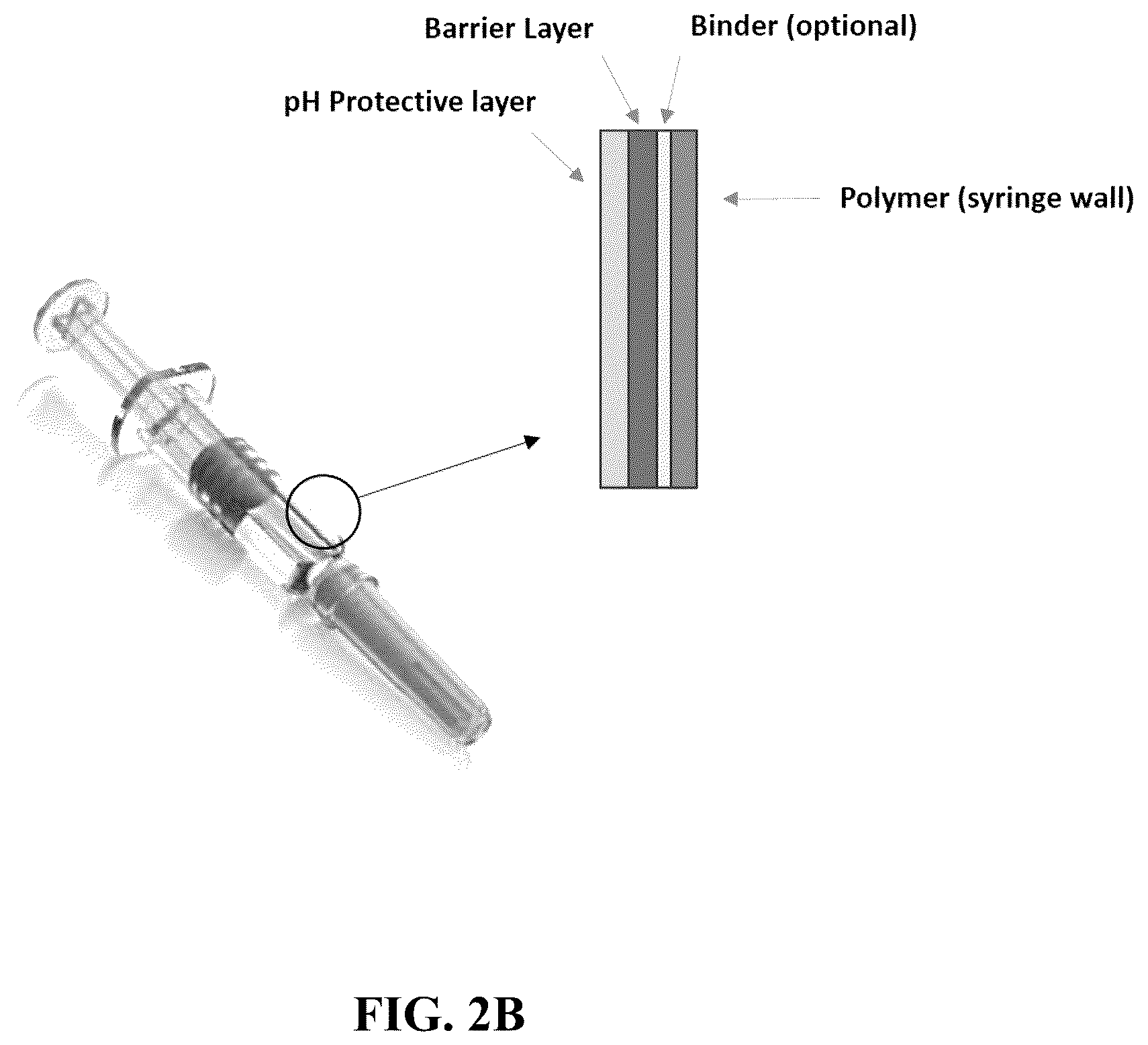 Patent US12303461 Figure 6 – Pharmaceutical container with pH protective layer deposited by atomic layer deposition