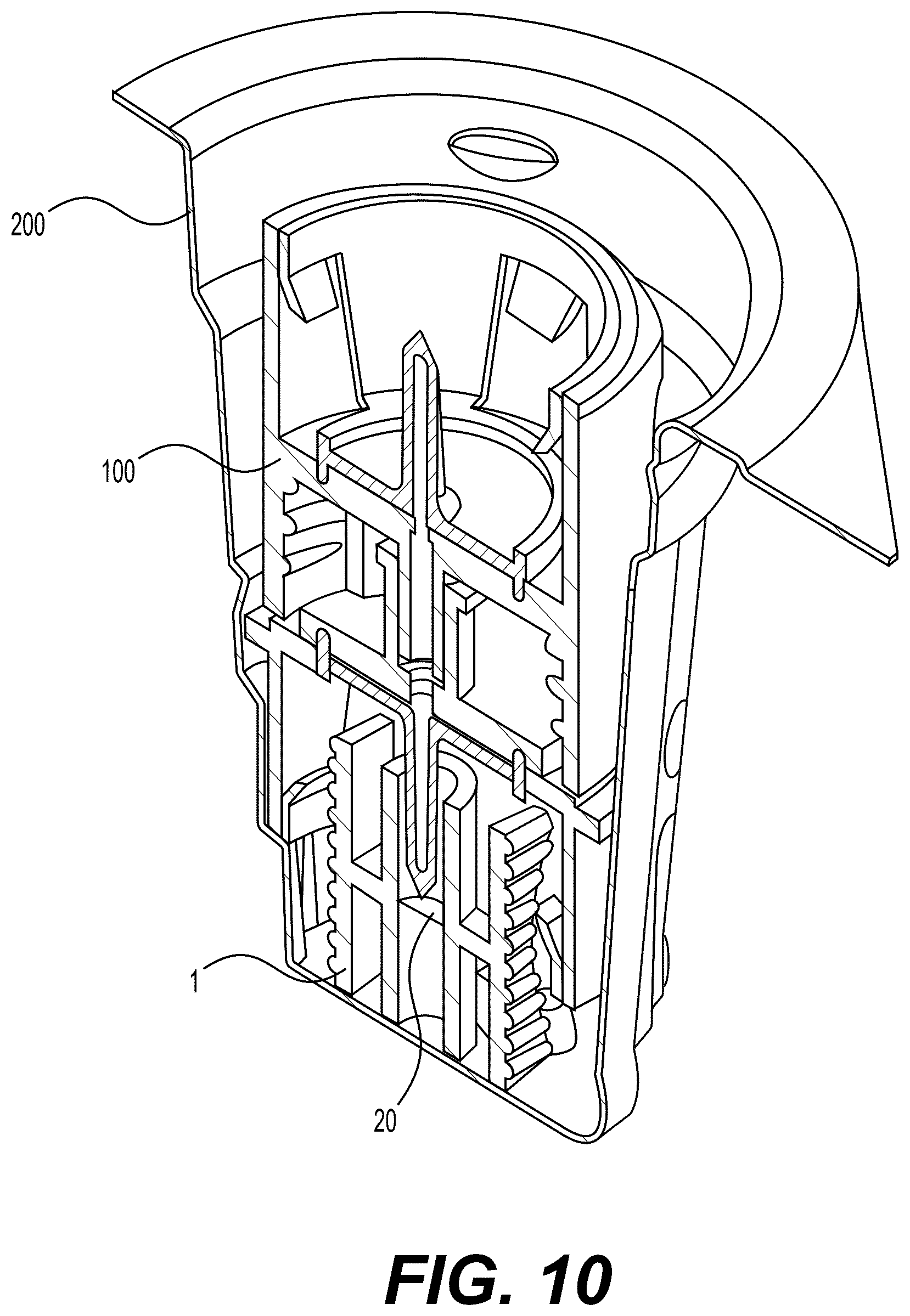 Patent US12303463 Figure 5 – Female-female adapter