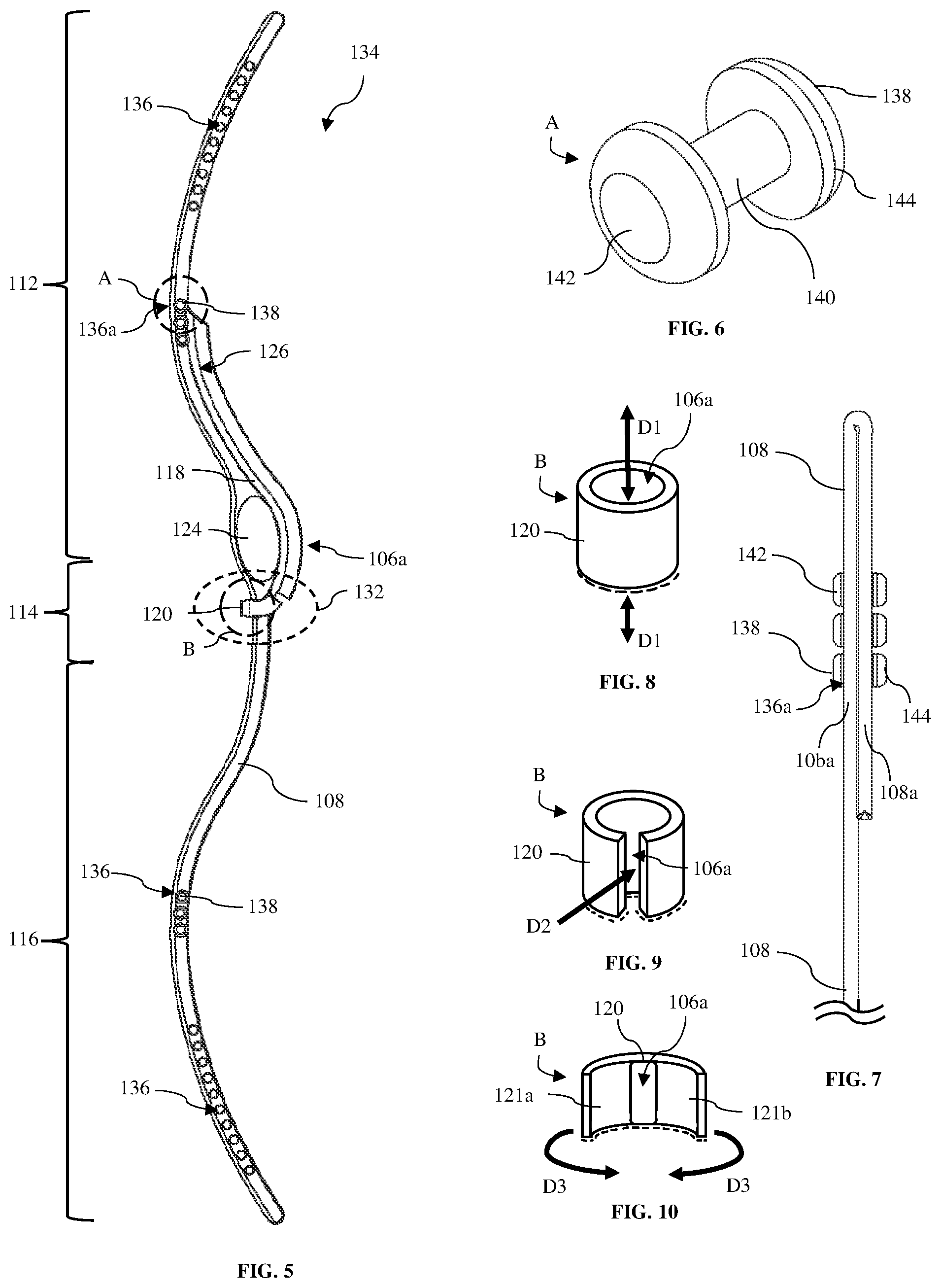 Patent US12303465 Figure 5 – Apparatus, methods, and systems for positioning and retaining a nasally introduced medical tube to a patient