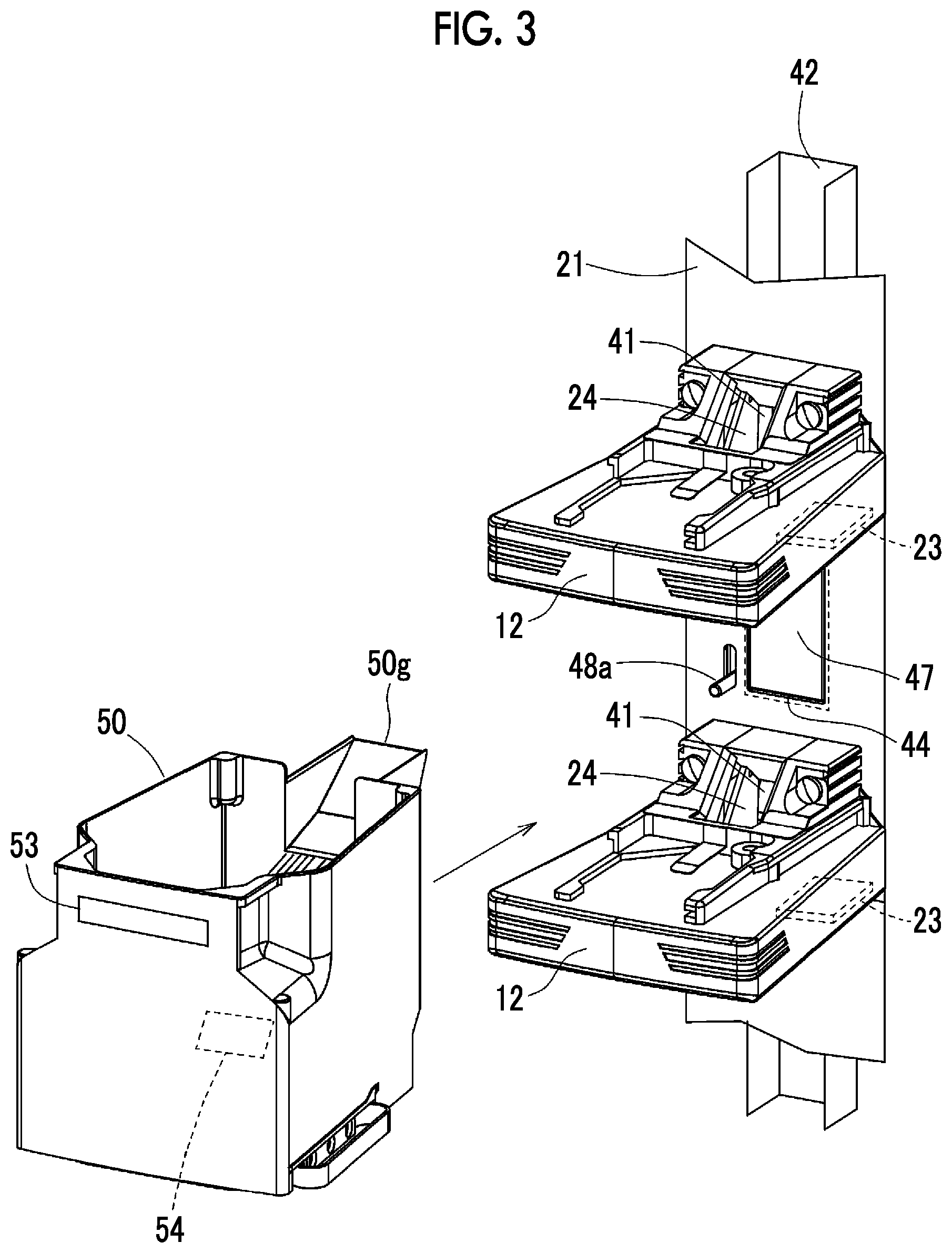 Patent US12303467 Figure 3 – Tablet receptacle and drug dispensing device