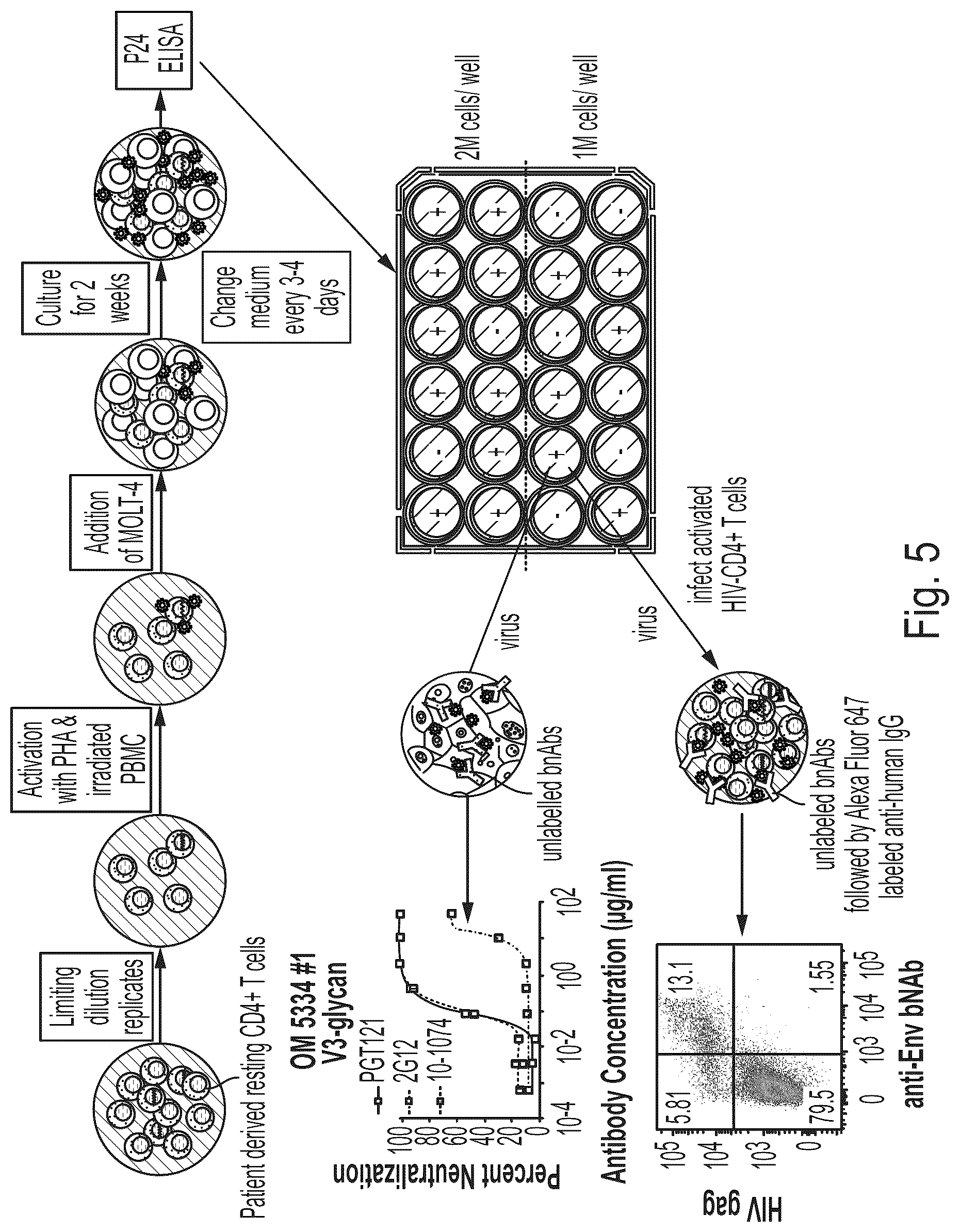 Patent US12303477 Figure 4 – HIV treatment compositions and methods