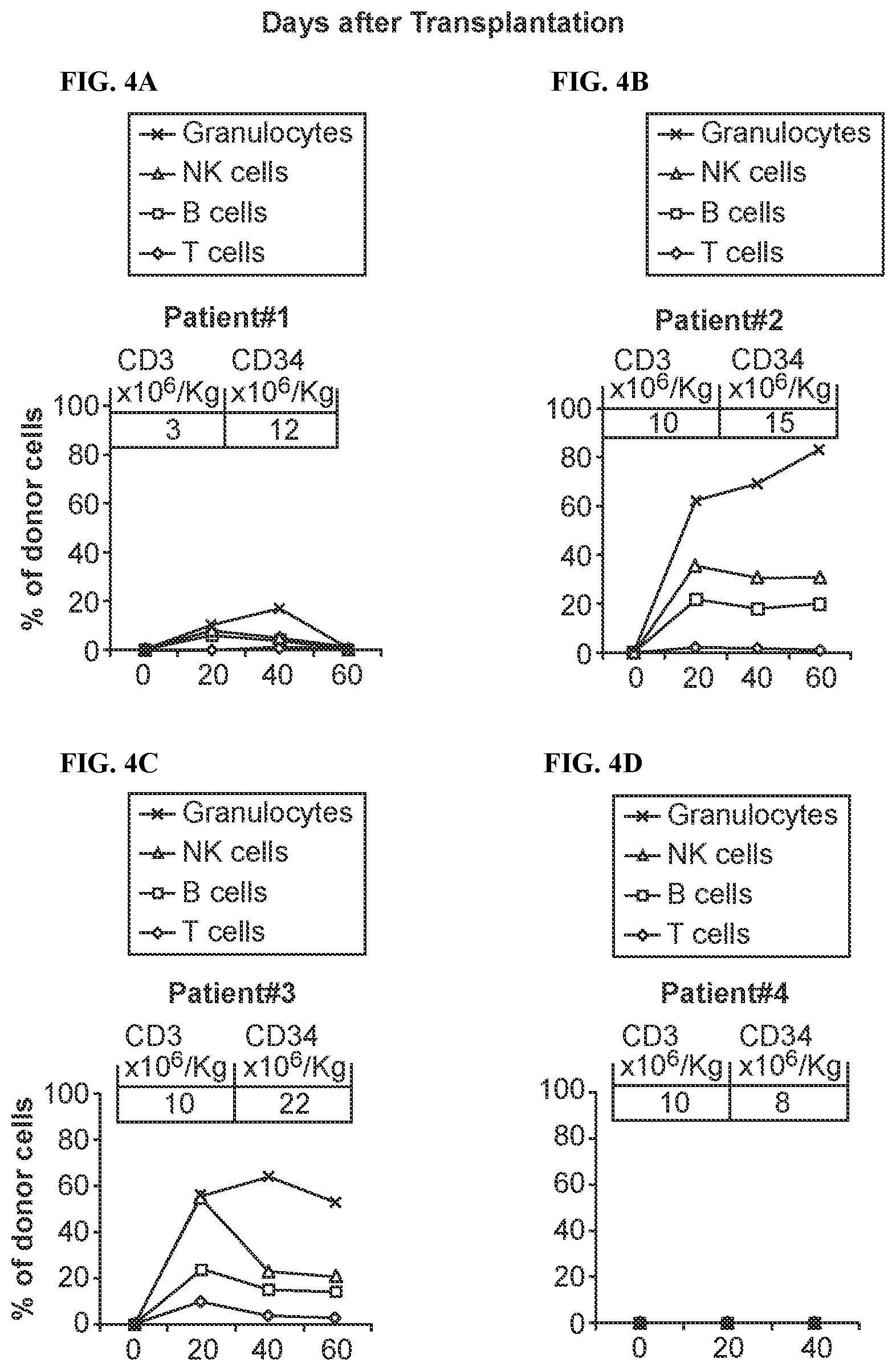 Patent US12303532 Figure 4 – Combined organ and hematopoietic cells for transplantation tolerance of grafts