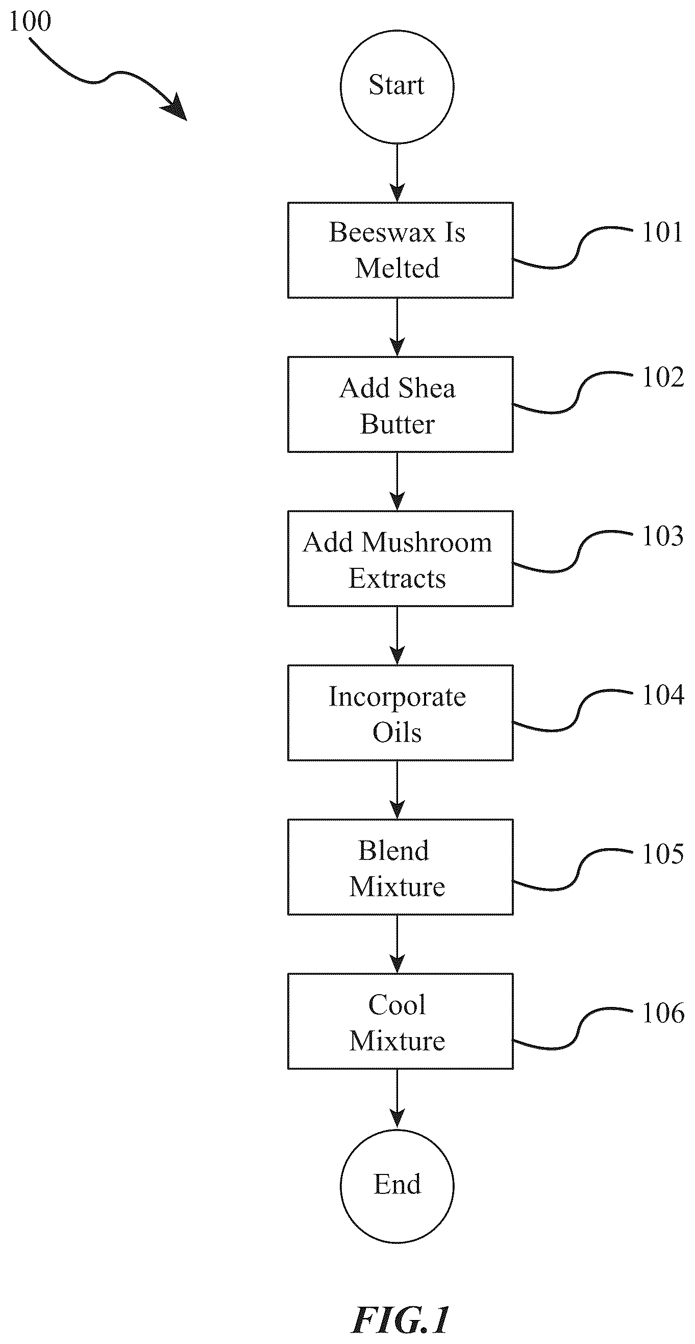 Patent US12303585 Figure 1 – Medicinal mushroom-based topical composition
