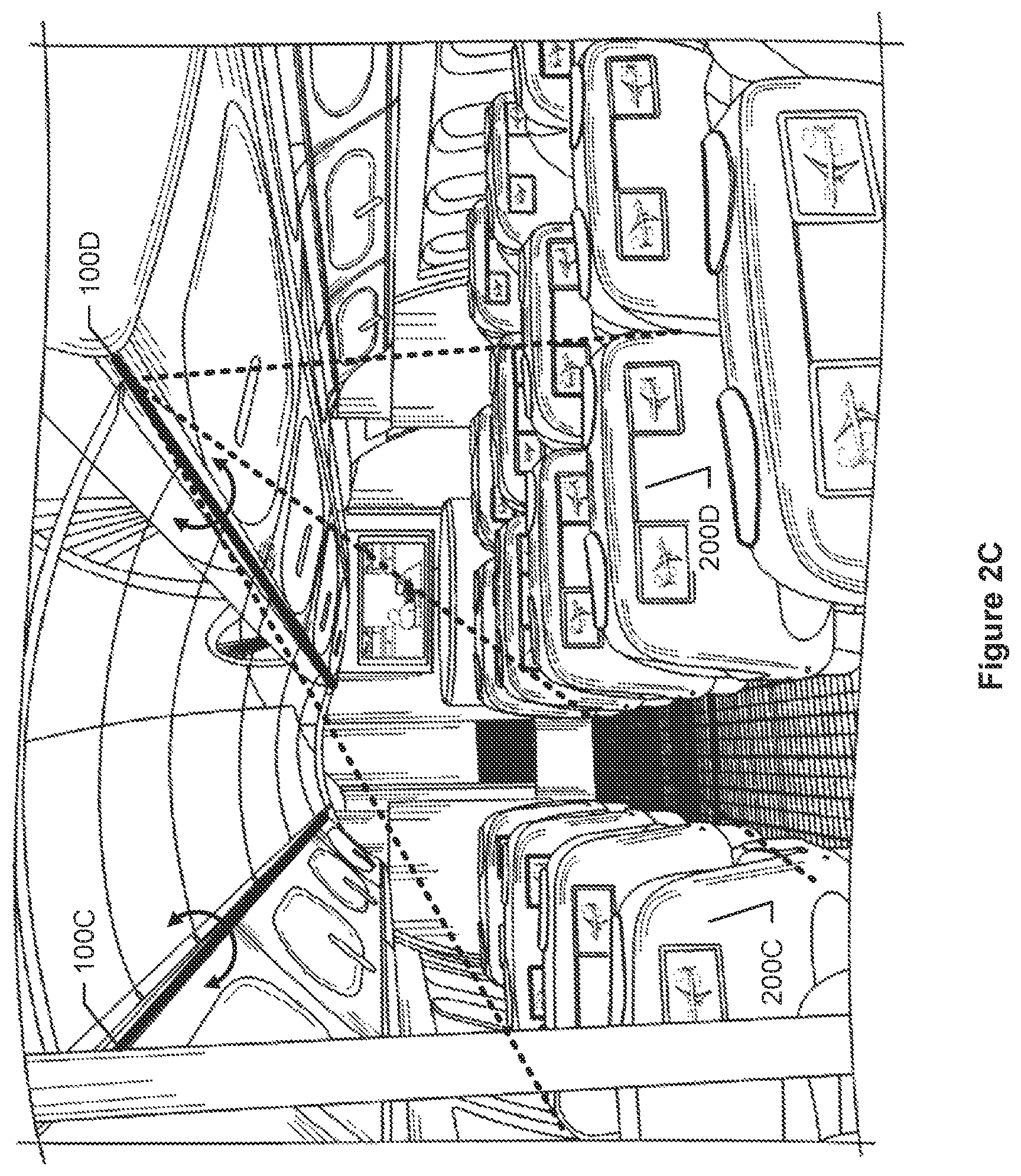 Patent US12303608 Figure 4 – Spaced apart sterilization lights in an aircraft cabin