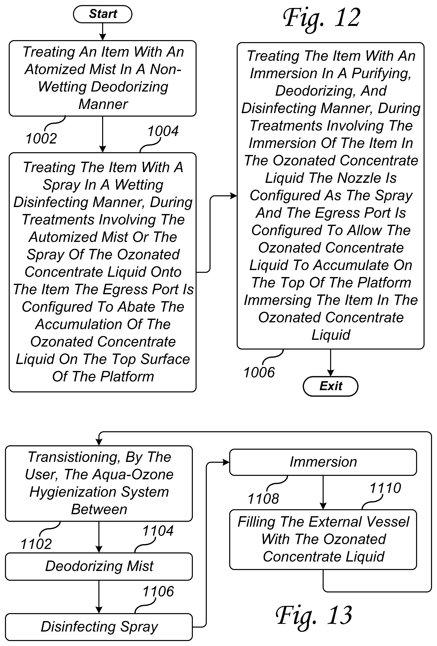 Patent US12303609 Figure 11 – Aqua-ozone hygienization