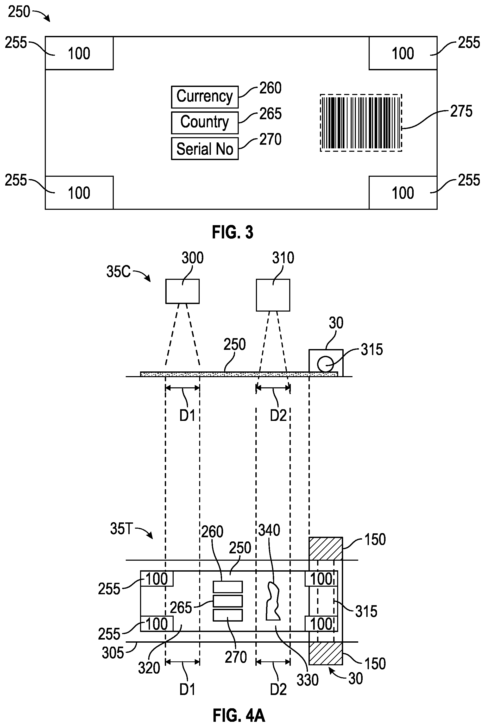 Patent US12303610 Figure 3 – System and method for applying ultra violet light doses to currency bills