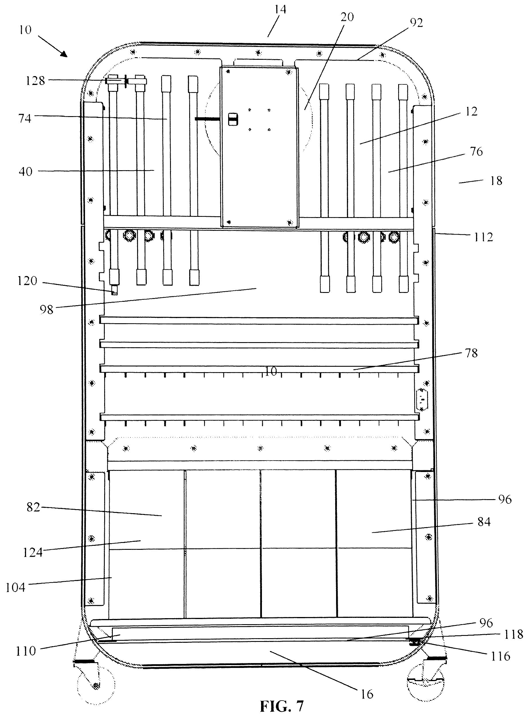 Patent US12303623 Figure 5 – Apparatus for inactivation of airborne pathogens