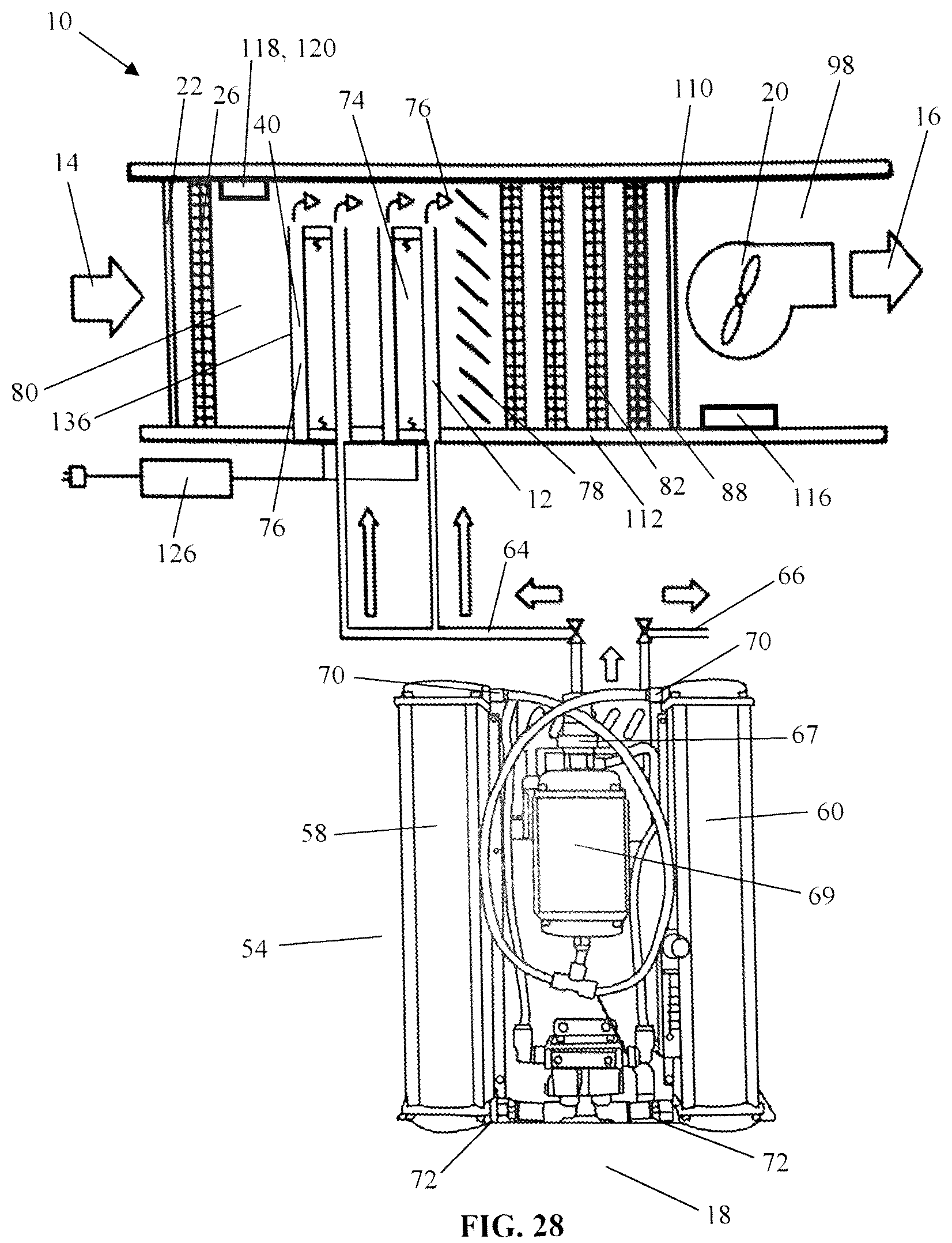 Patent US12303623 Figure 19 – Apparatus for inactivation of airborne pathogens