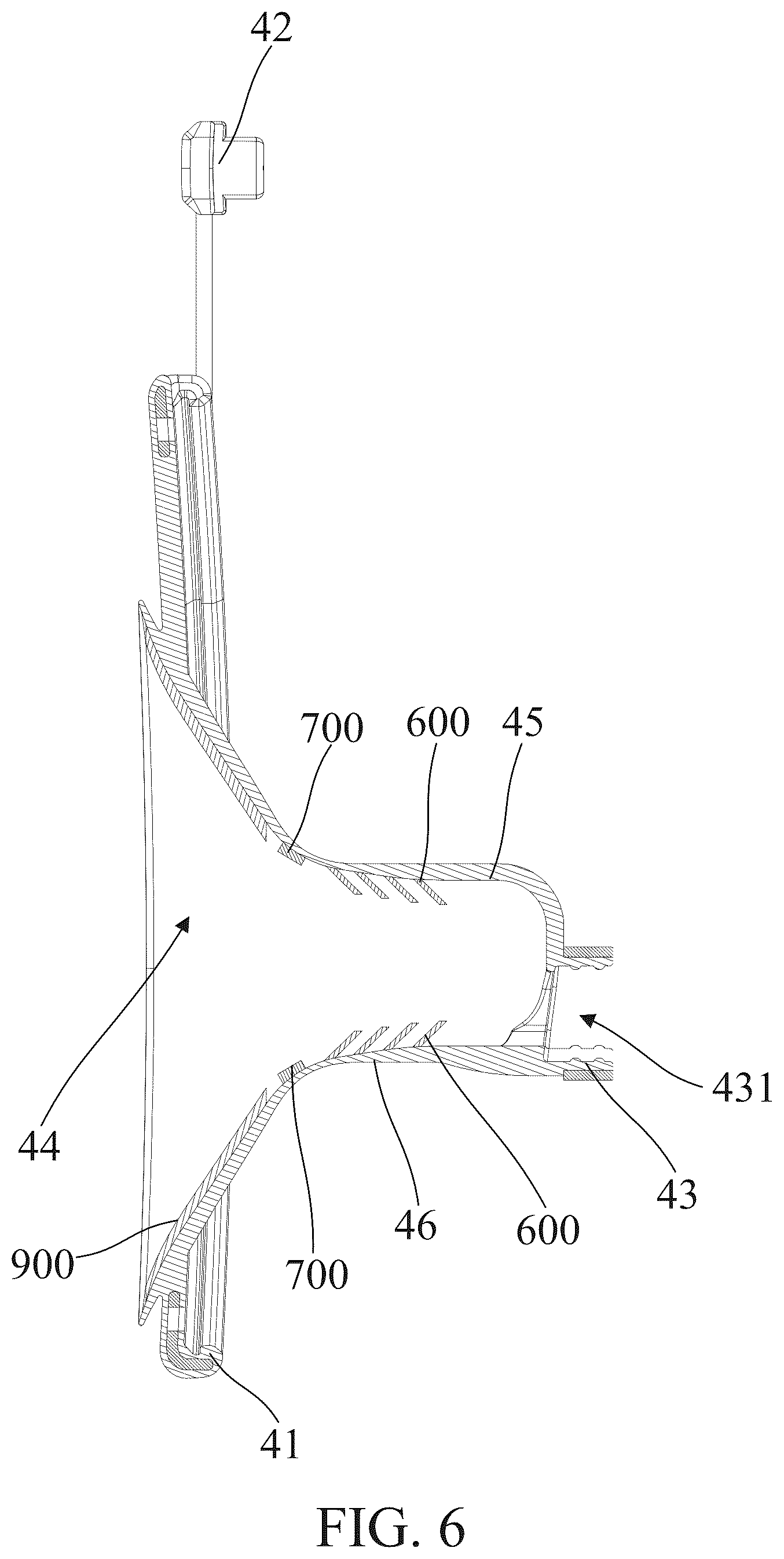Patent US12303624 Figure 6 – Three-way connecting assembly and wearable breast pump