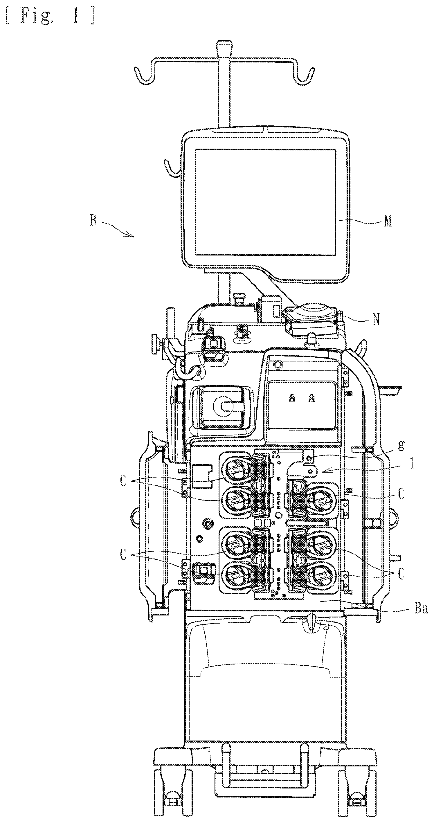 Patent US12303626 Figure 1 – Attaching member