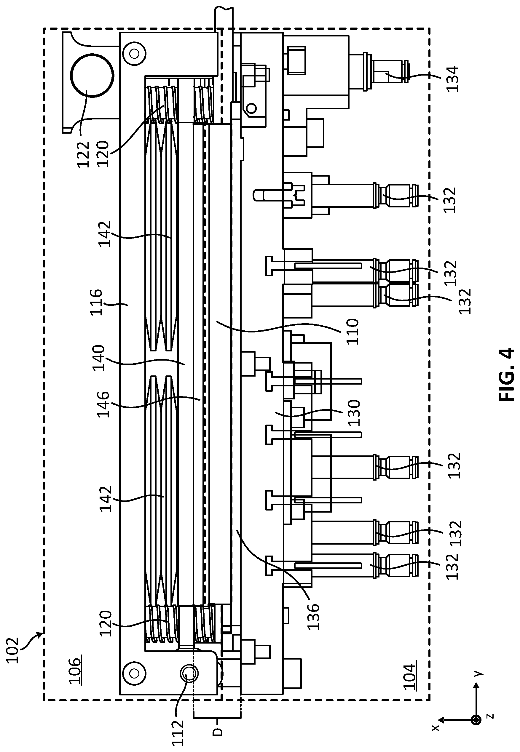 Patent US12303627 Figure 4 – Peritoneal dialysis system