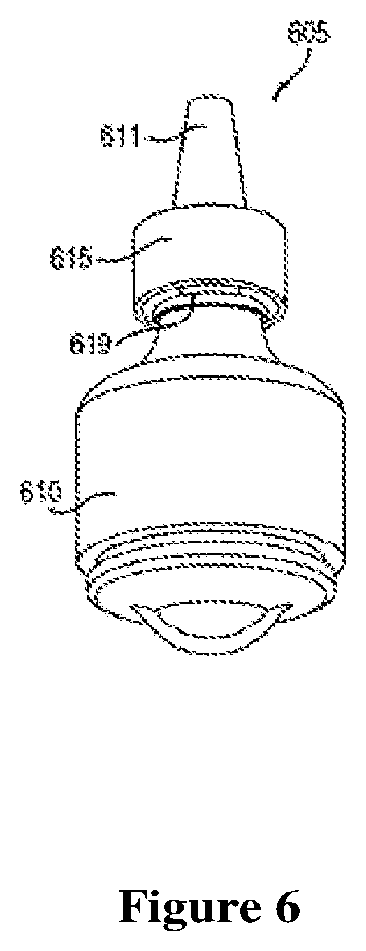 Patent US12303635 Figure 8 – Dispensing device and pharmaceutical composition for the treatment of rhinitis