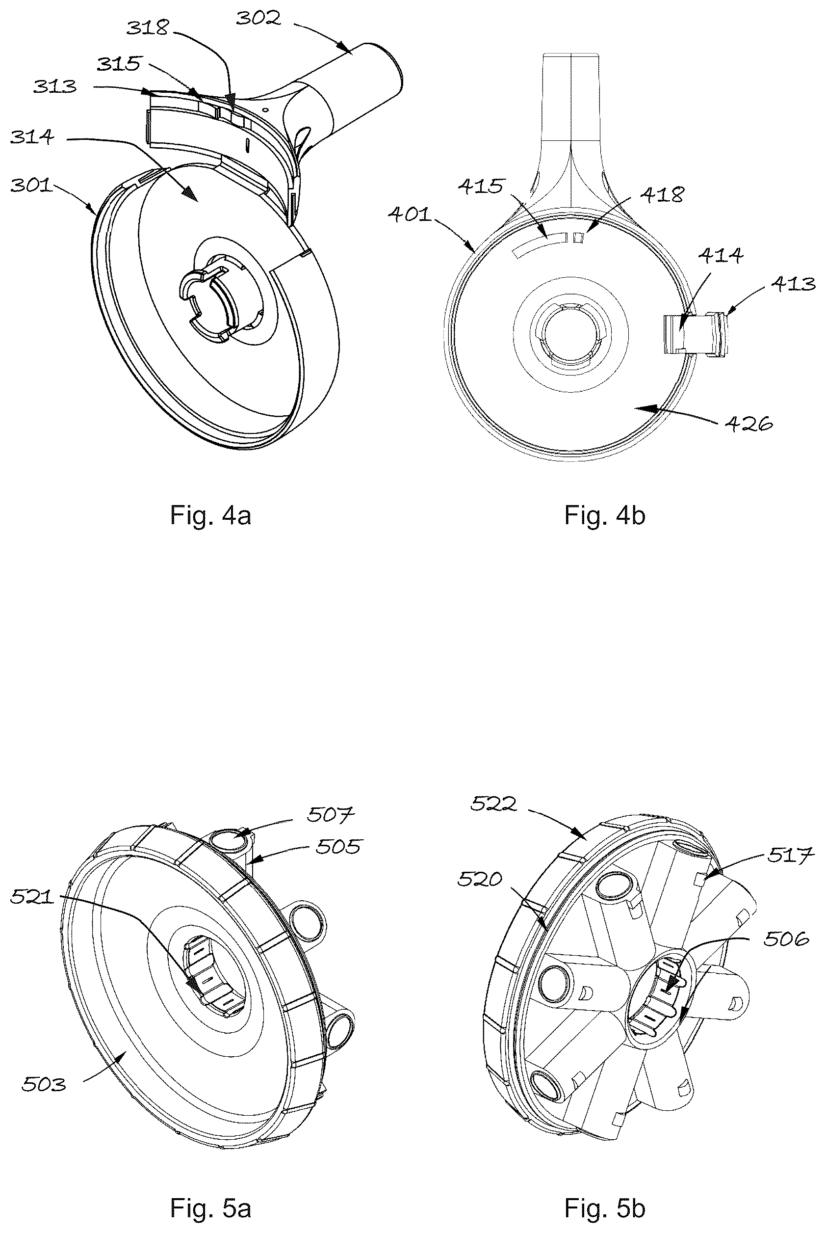 Patent US12303638 Figure 4 – Large dose disposable inhaler and method of simple filling
