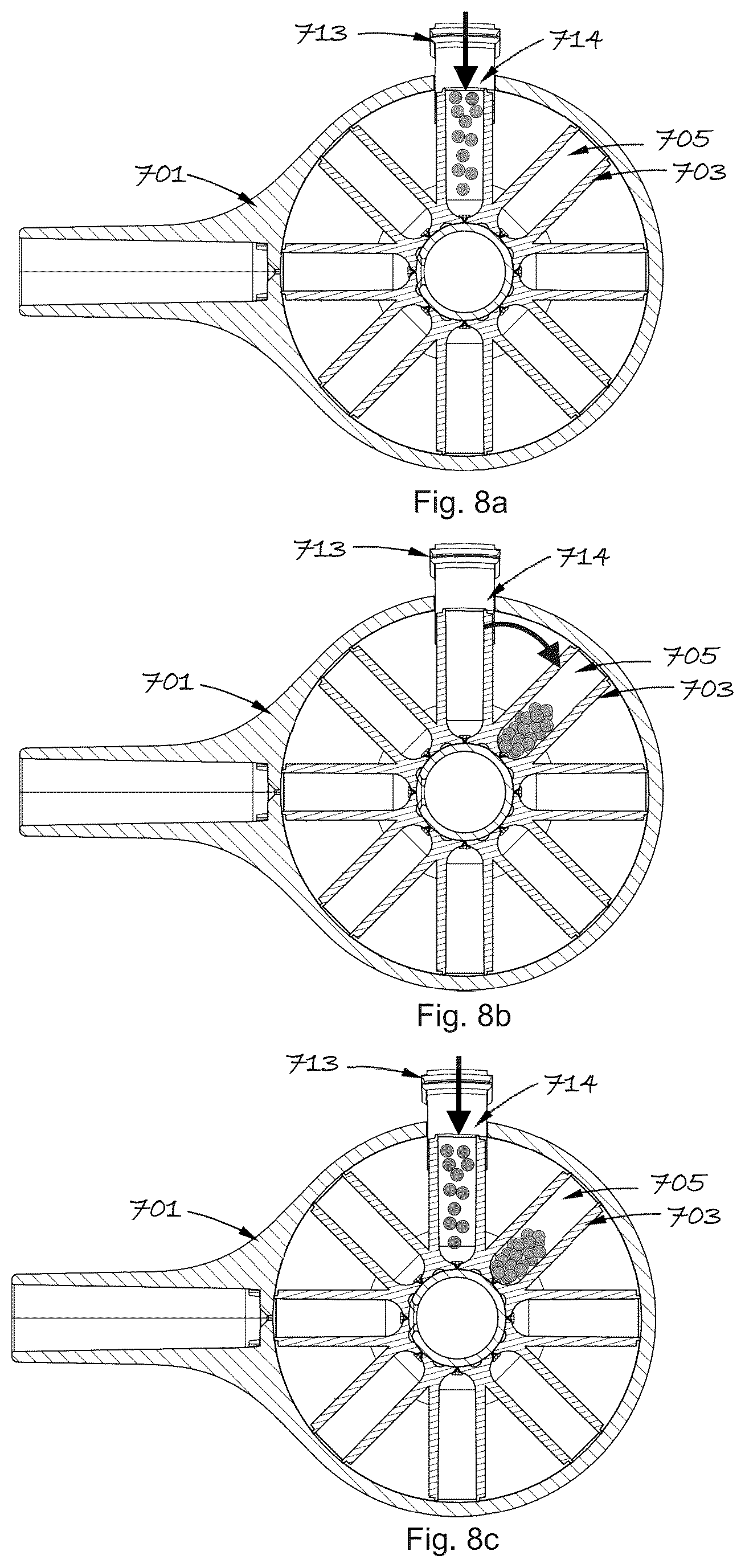 Patent US12303638 Figure 7 – Large dose disposable inhaler and method of simple filling