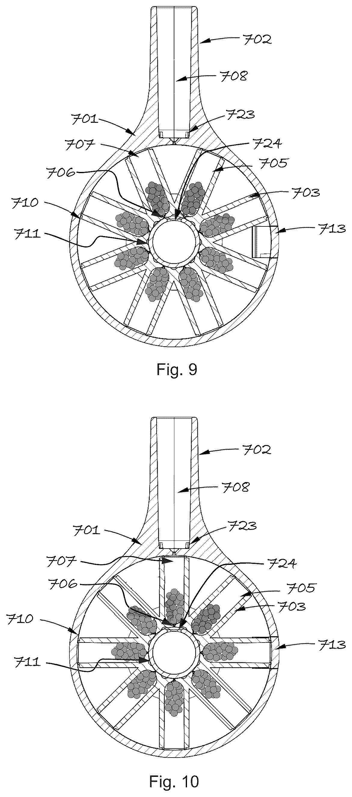 Patent US12303638 Figure 9 – Large dose disposable inhaler and method of simple filling