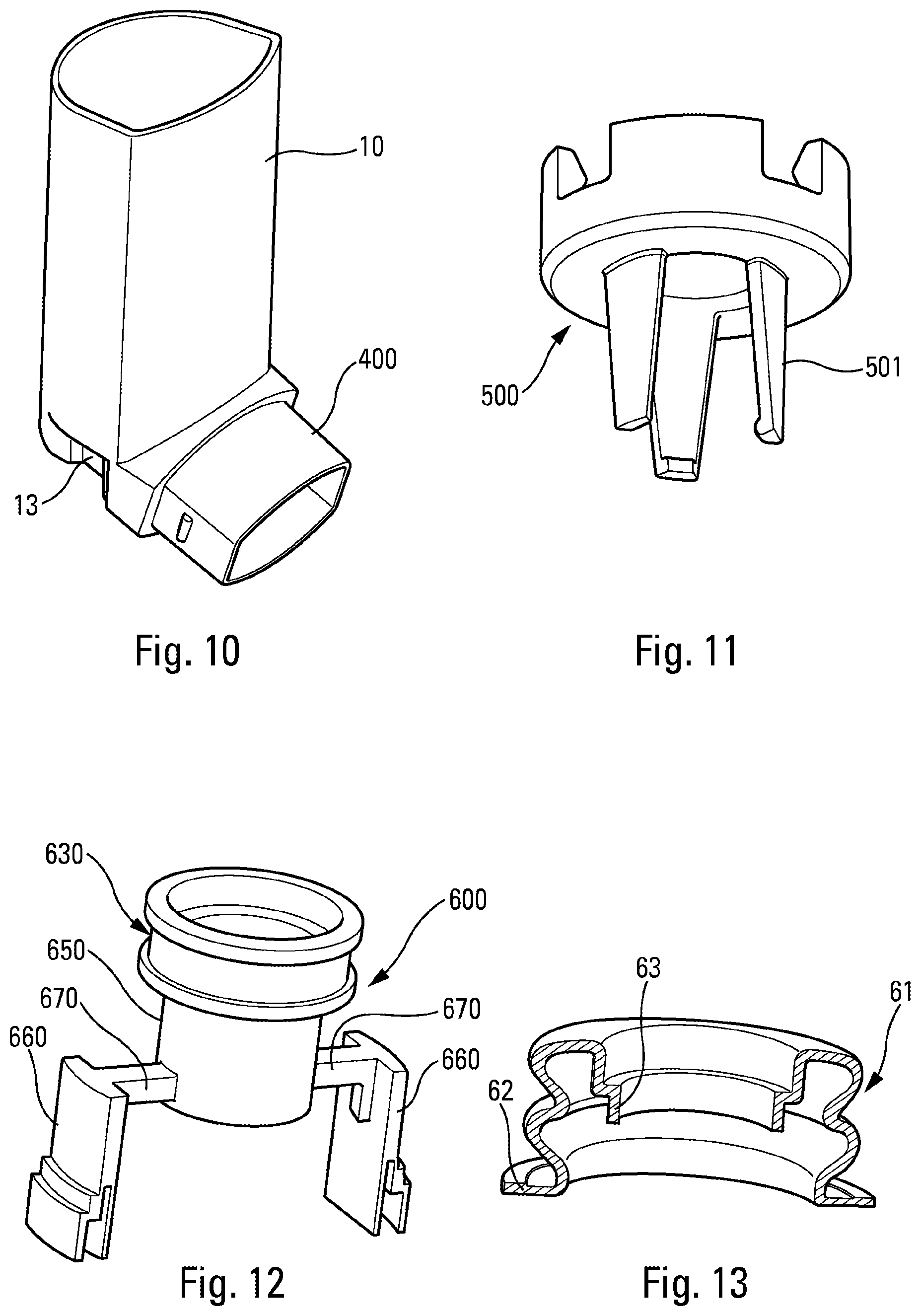 Patent US12303639 Figure 6 – Device for inhalation-synchronised dispensing of a fluid product