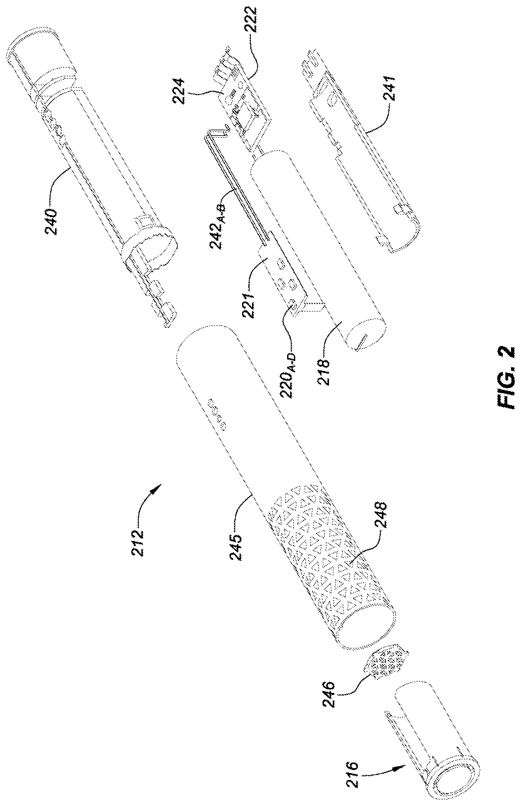 Patent US12303641 Figure 2 – Electronic cigarette with illuminated tip