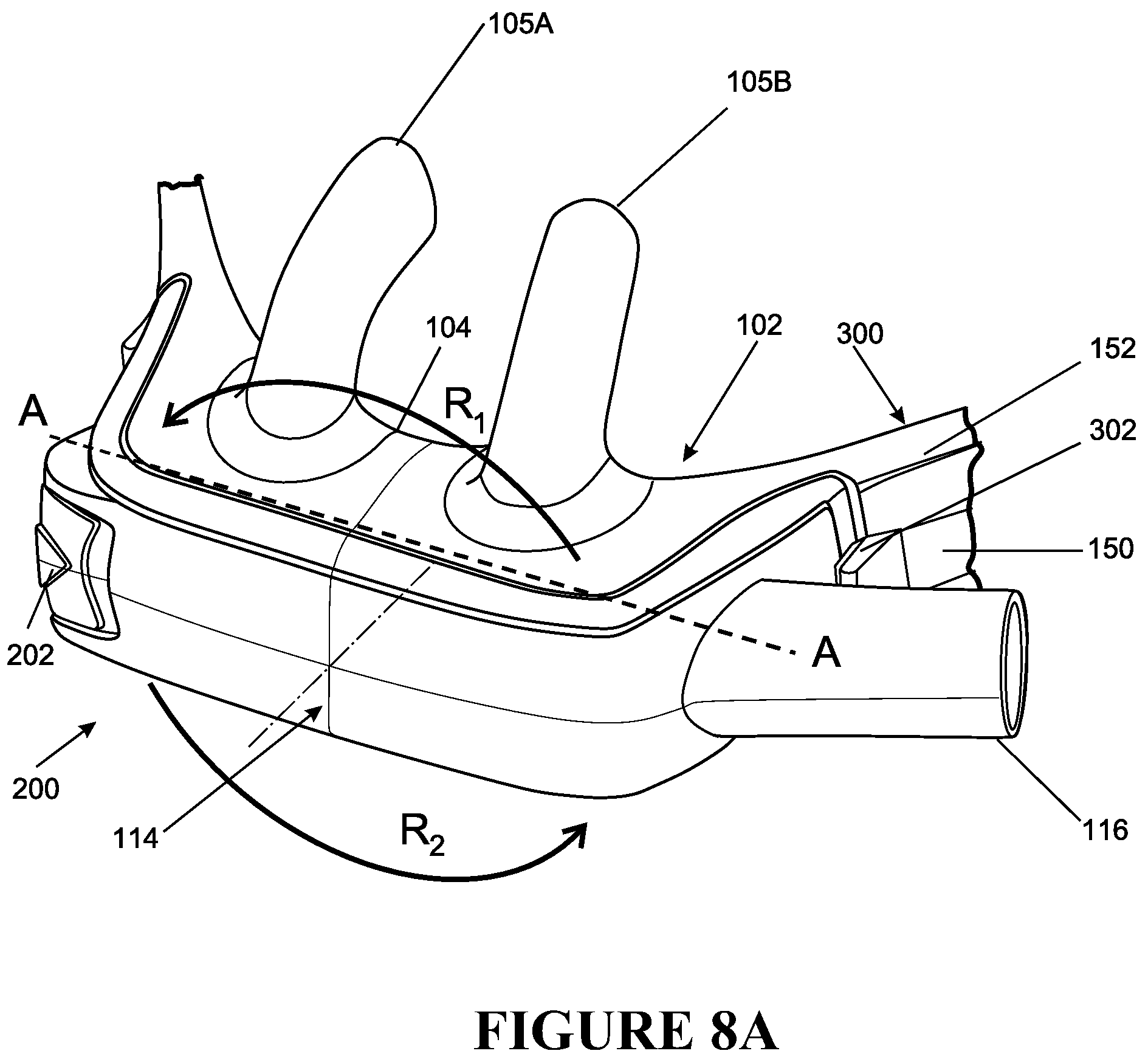 Patent US12303646 Figure 9 – Patient interface and component parts