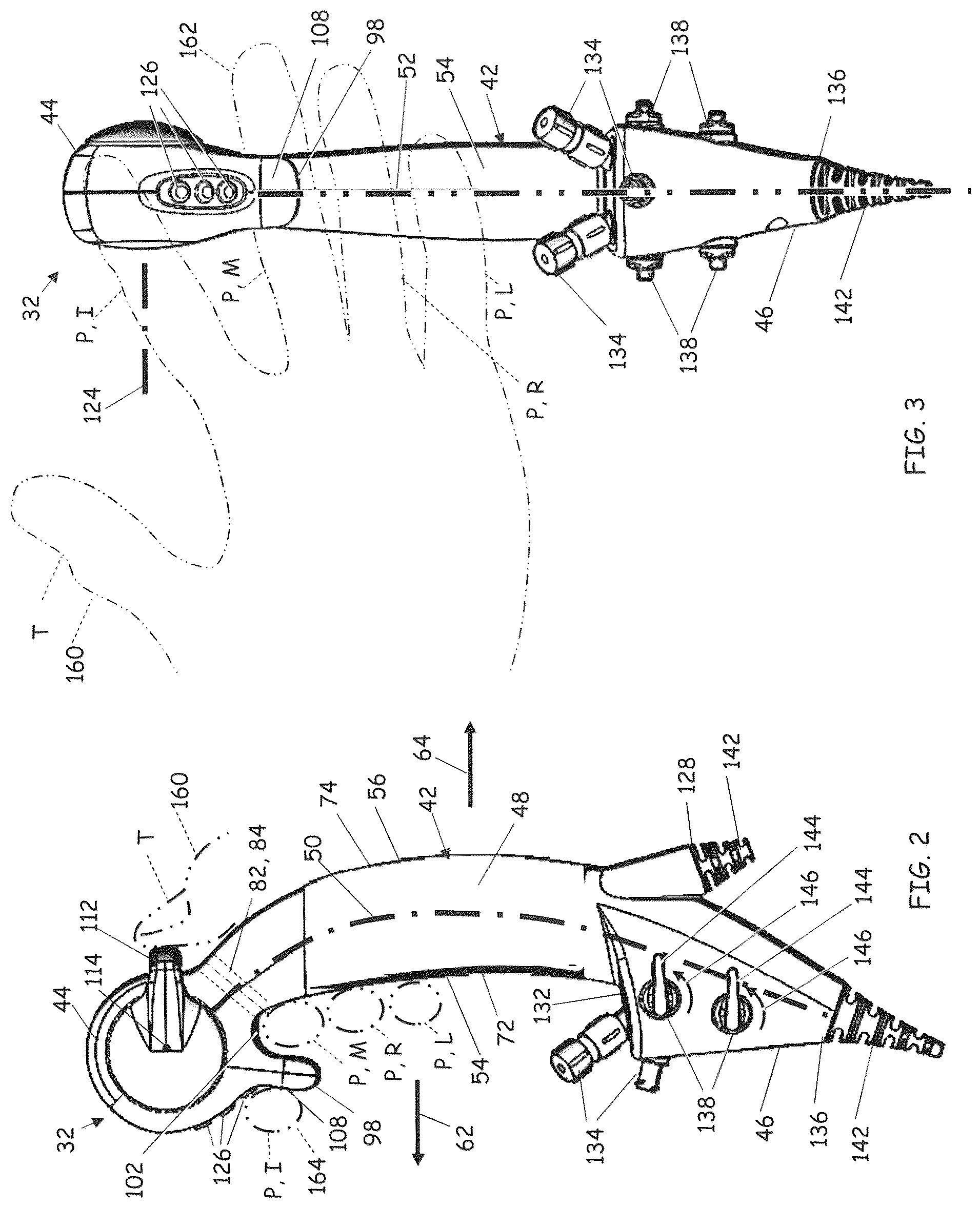 Patent US12303655 Figure 3 – Ergonomic steering handle