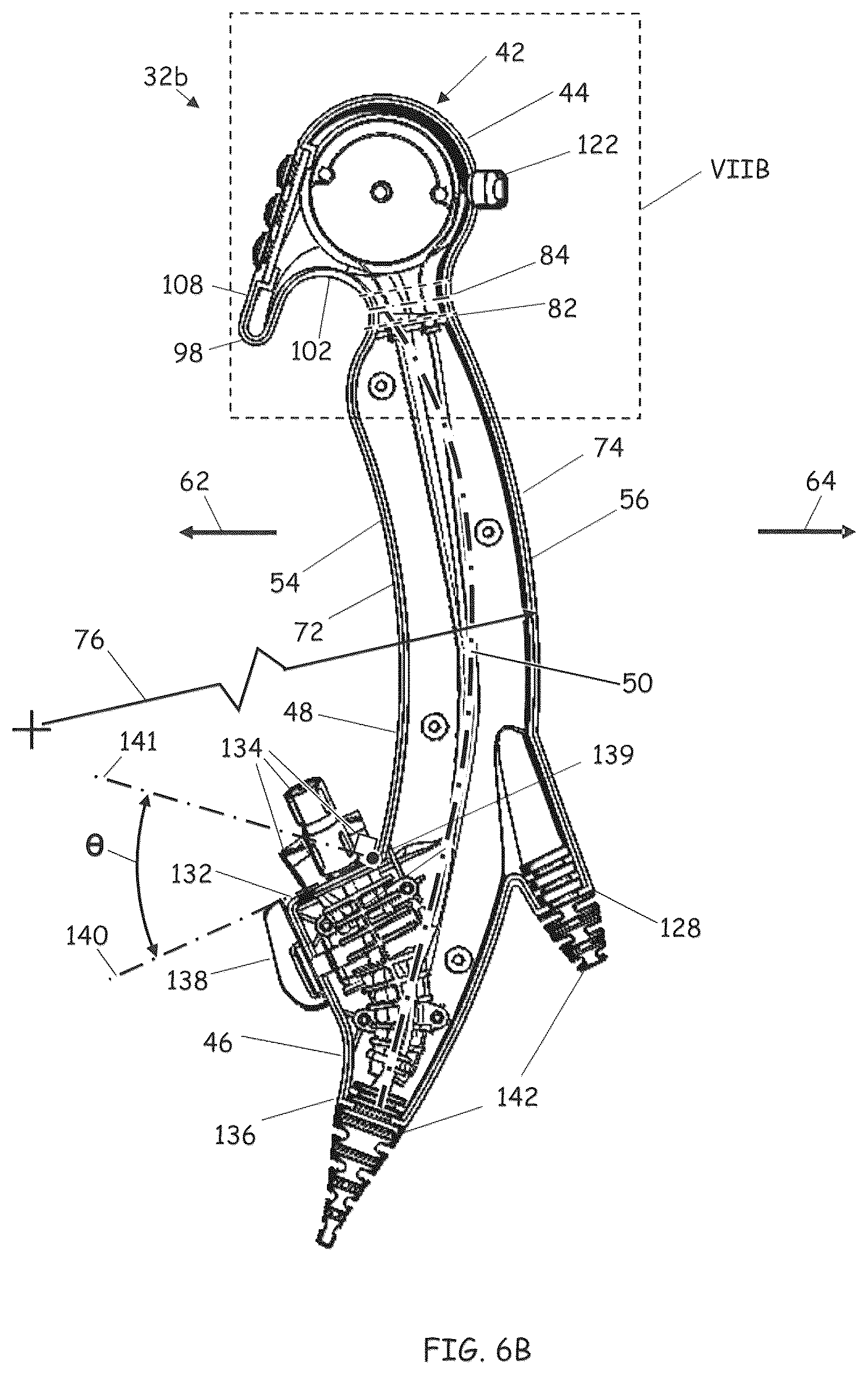 Patent US12303655 Figure 6 – Ergonomic steering handle