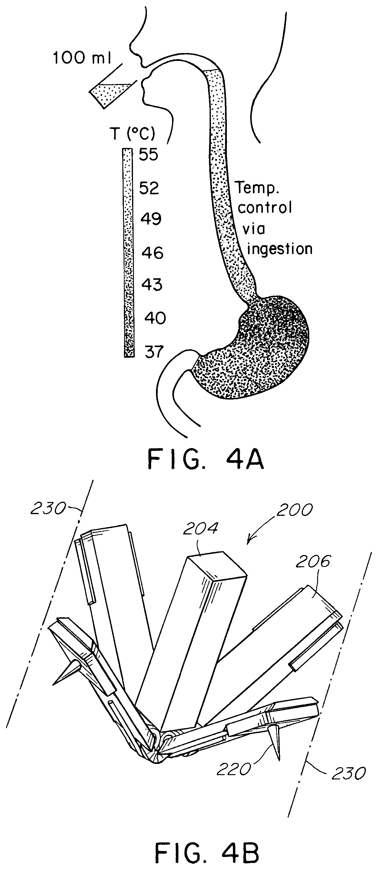Patent US12303659 Figure 4 – Thermally controlled reconfigurable medical devices