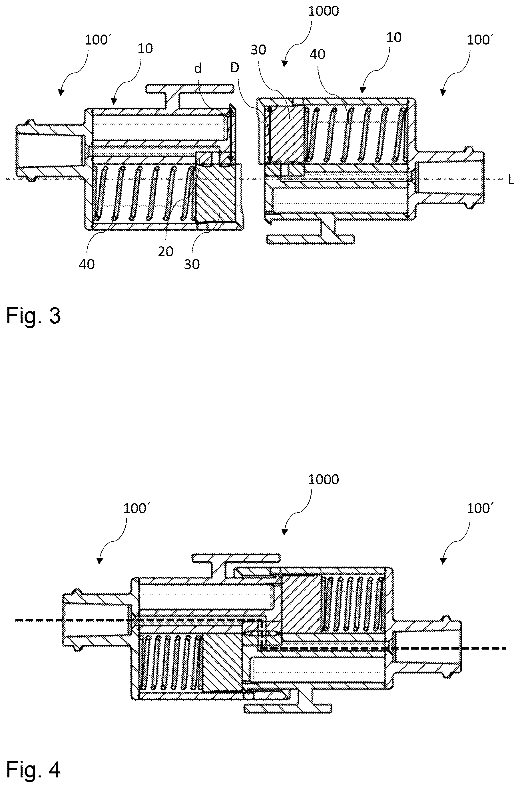 Patent US12303661 Figure 2 – Coupling element and coupling system for a closed fluid transfer system
