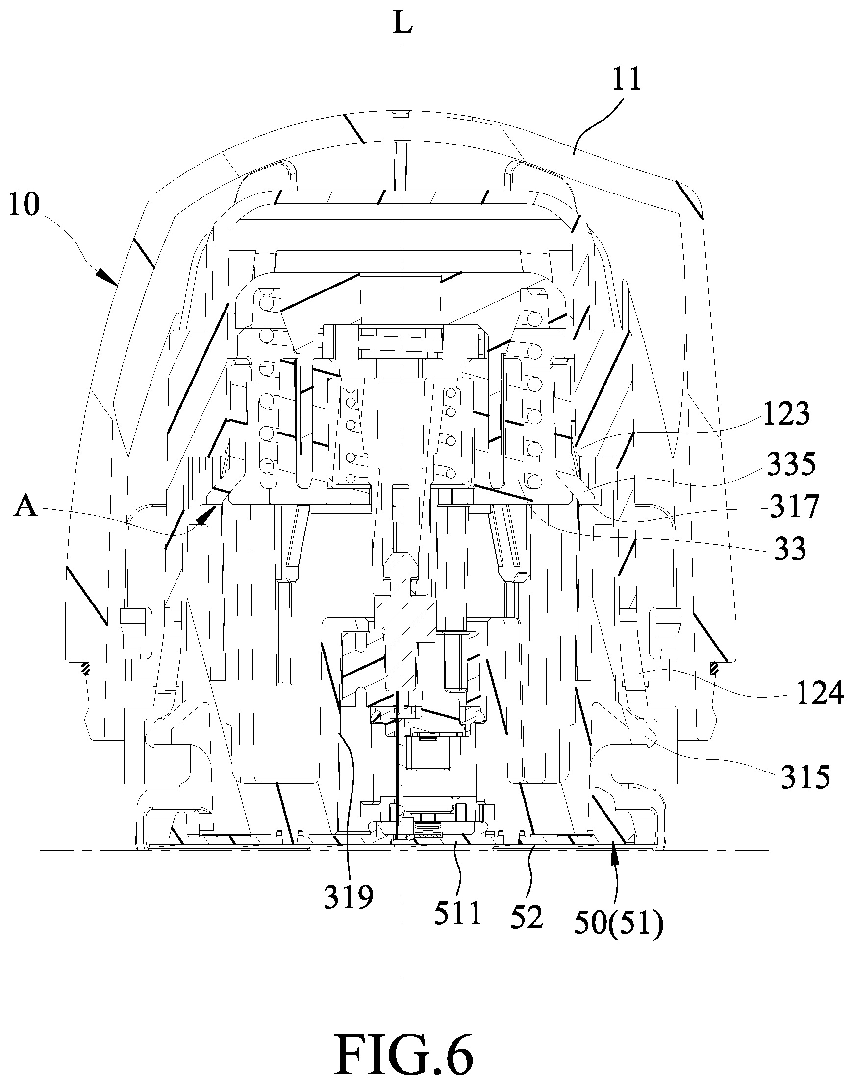 Patent US12303669 Figure 6 – Insertion device for a biosensor and insertion method thereof