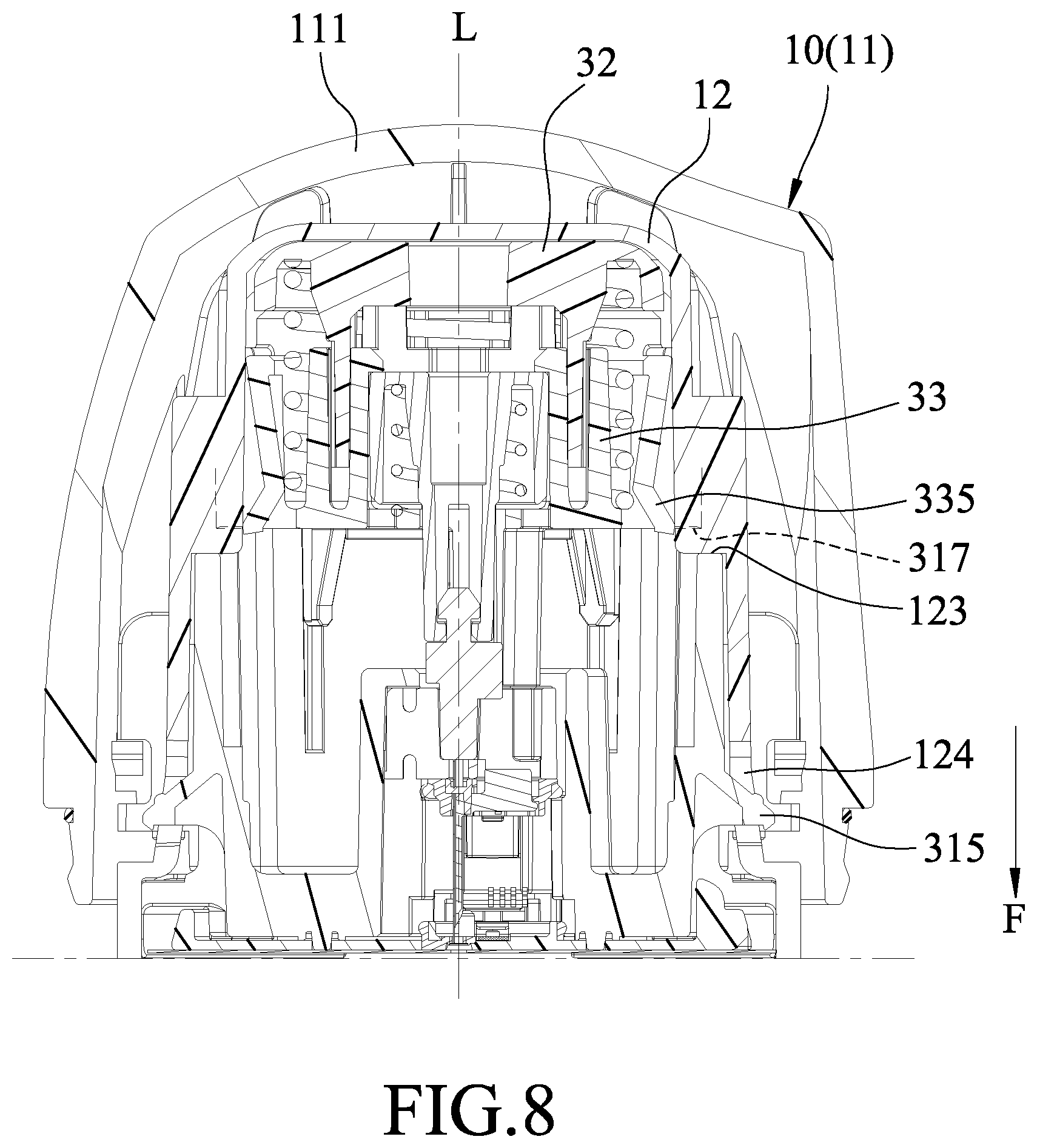 Patent US12303669 Figure 8 – Insertion device for a biosensor and insertion method thereof