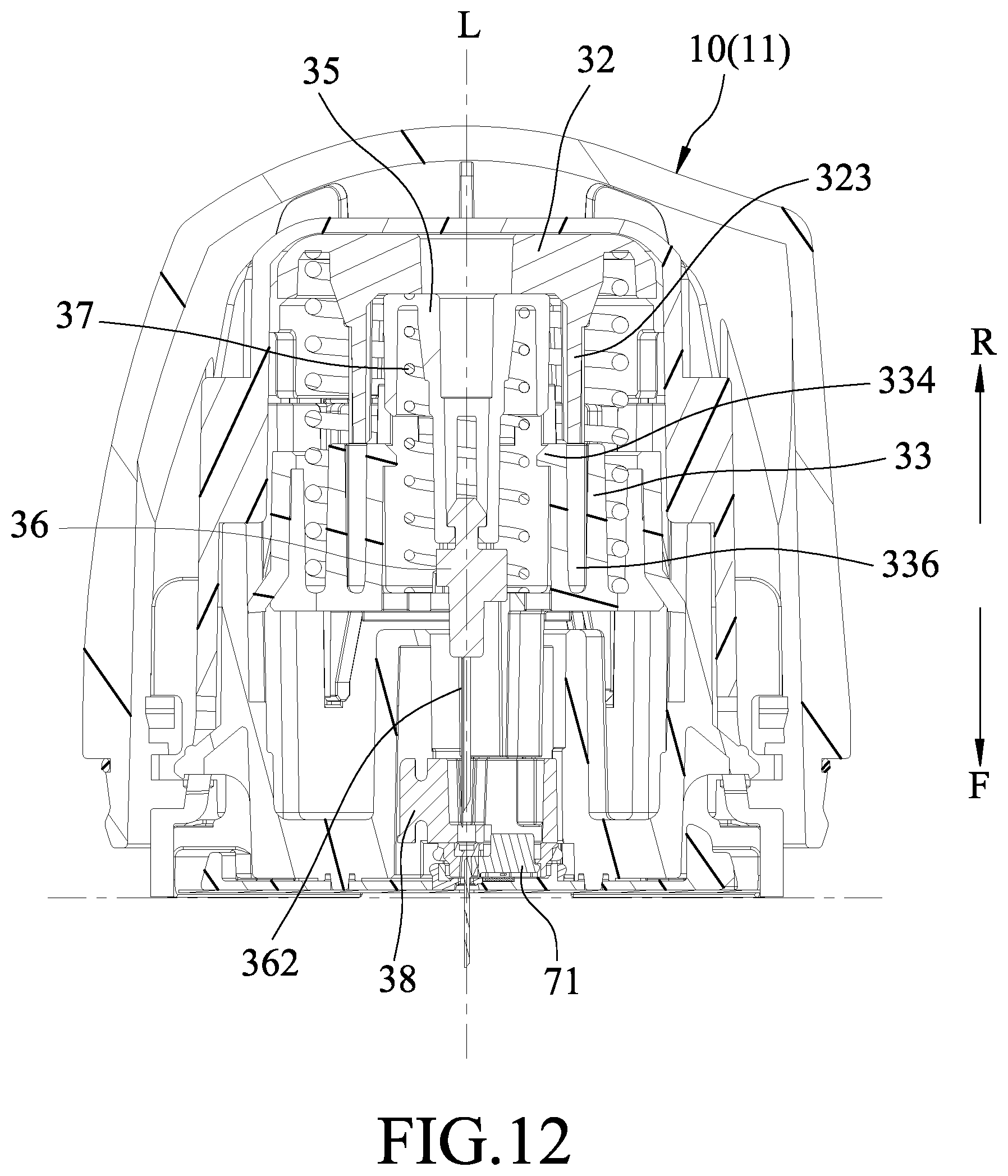 Patent US12303669 Figure 12 – Insertion device for a biosensor and insertion method thereof