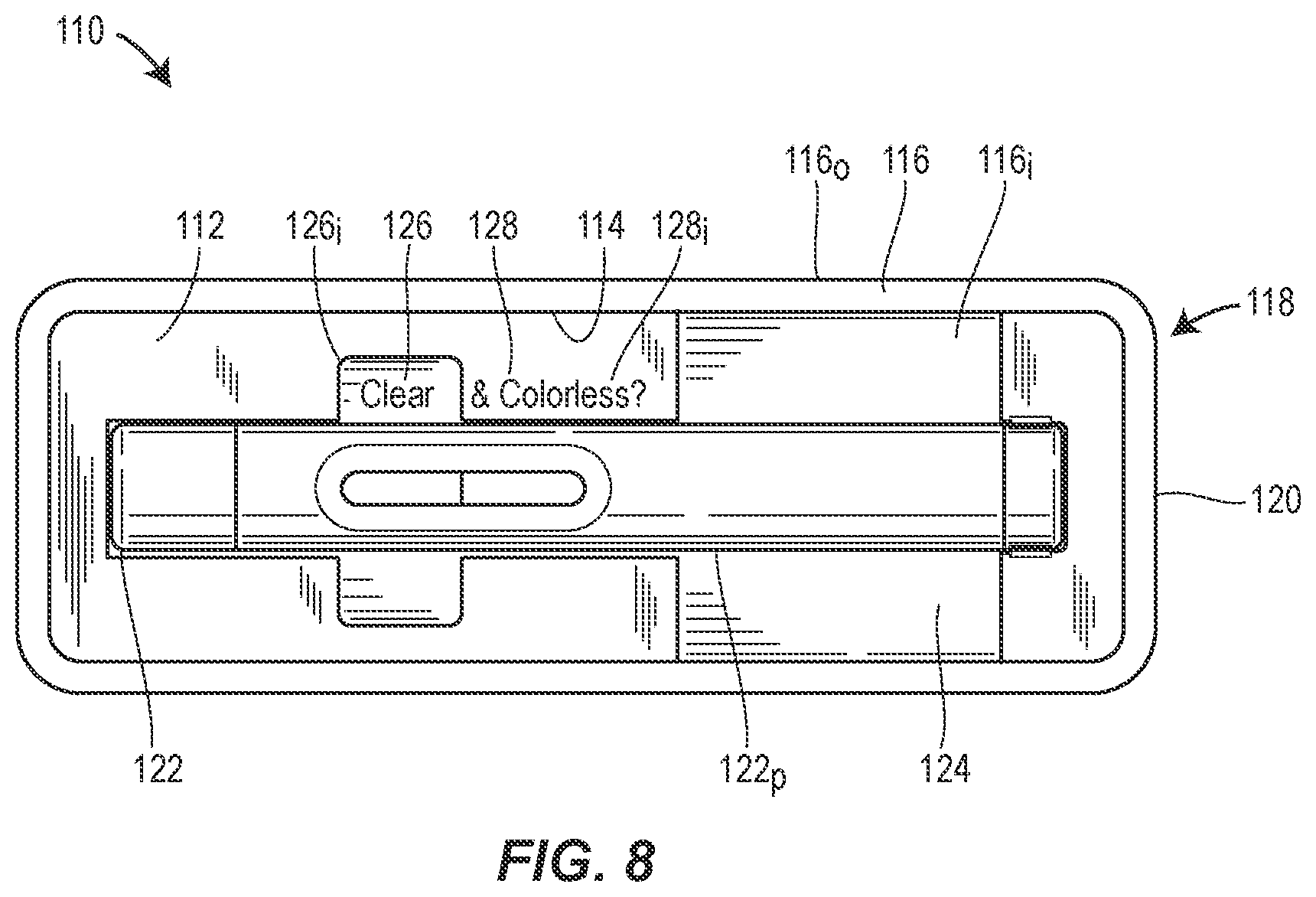 Patent US12303674 Figure 9 – Drug injection device with visual and audio indicators