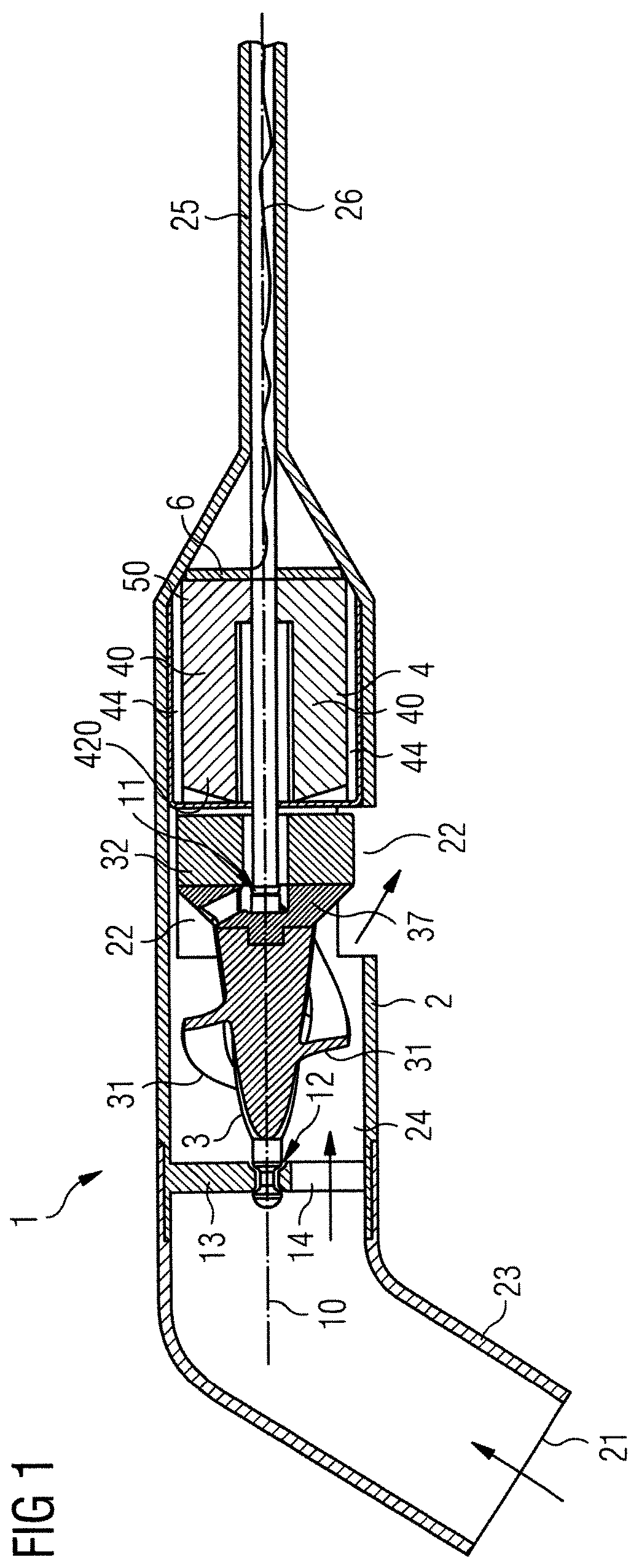 Patent US12303678 Figure 1 – Blood pump