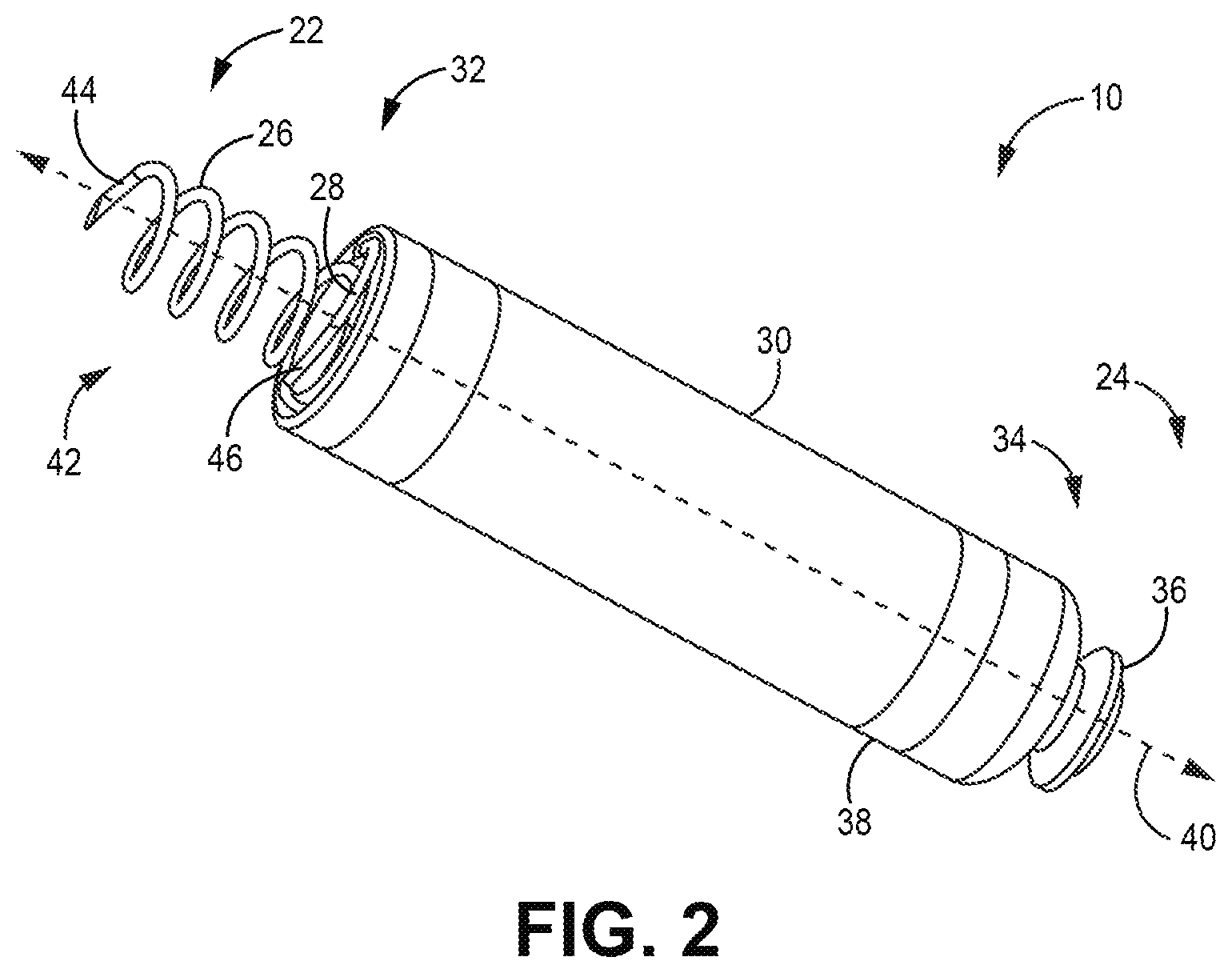 Patent US12303685 Figure 2 – Electrode configuration for a medical device