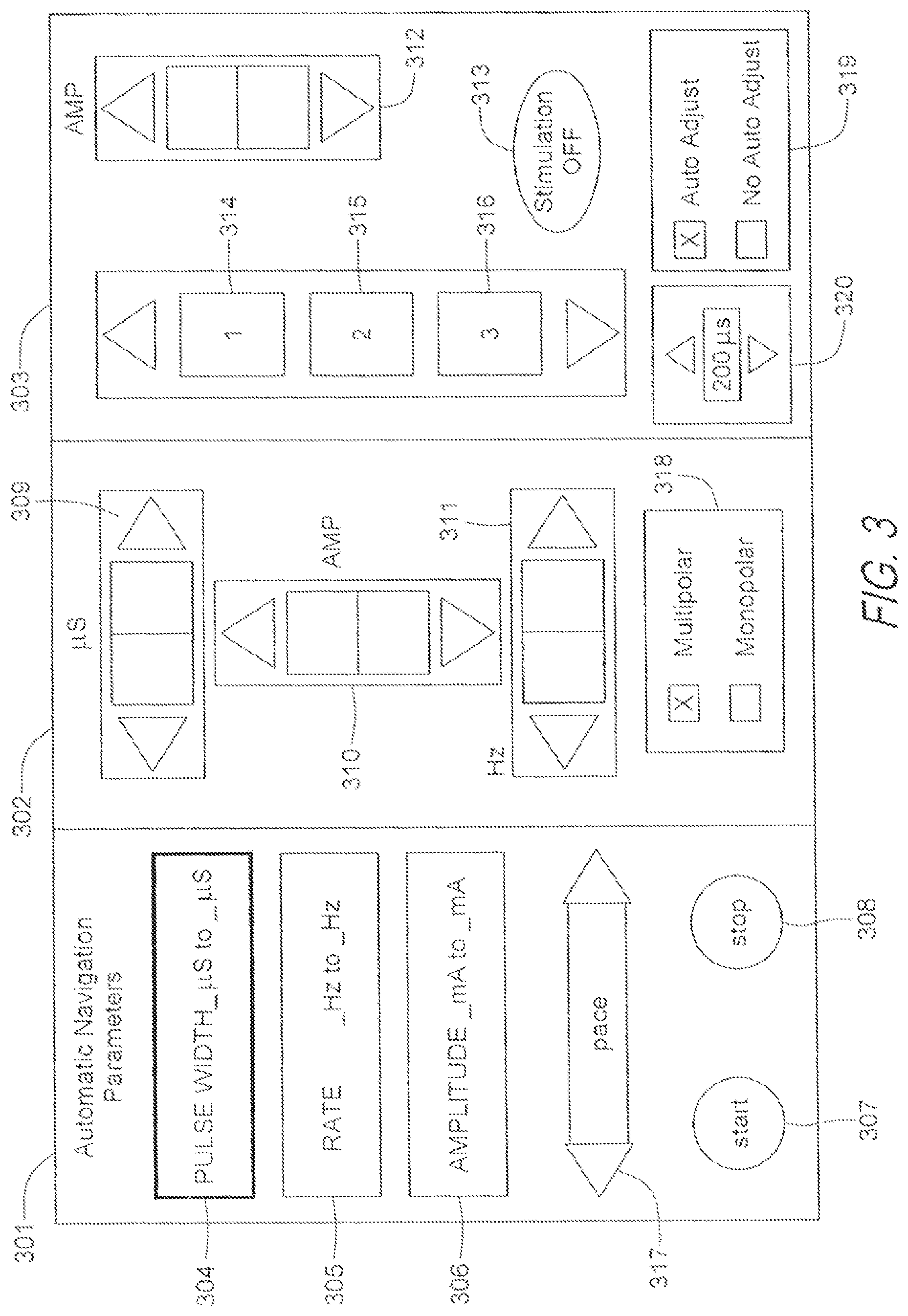 Patent US12303702 Figure 2 – Automatic adjustment to maintain evoked potential feature