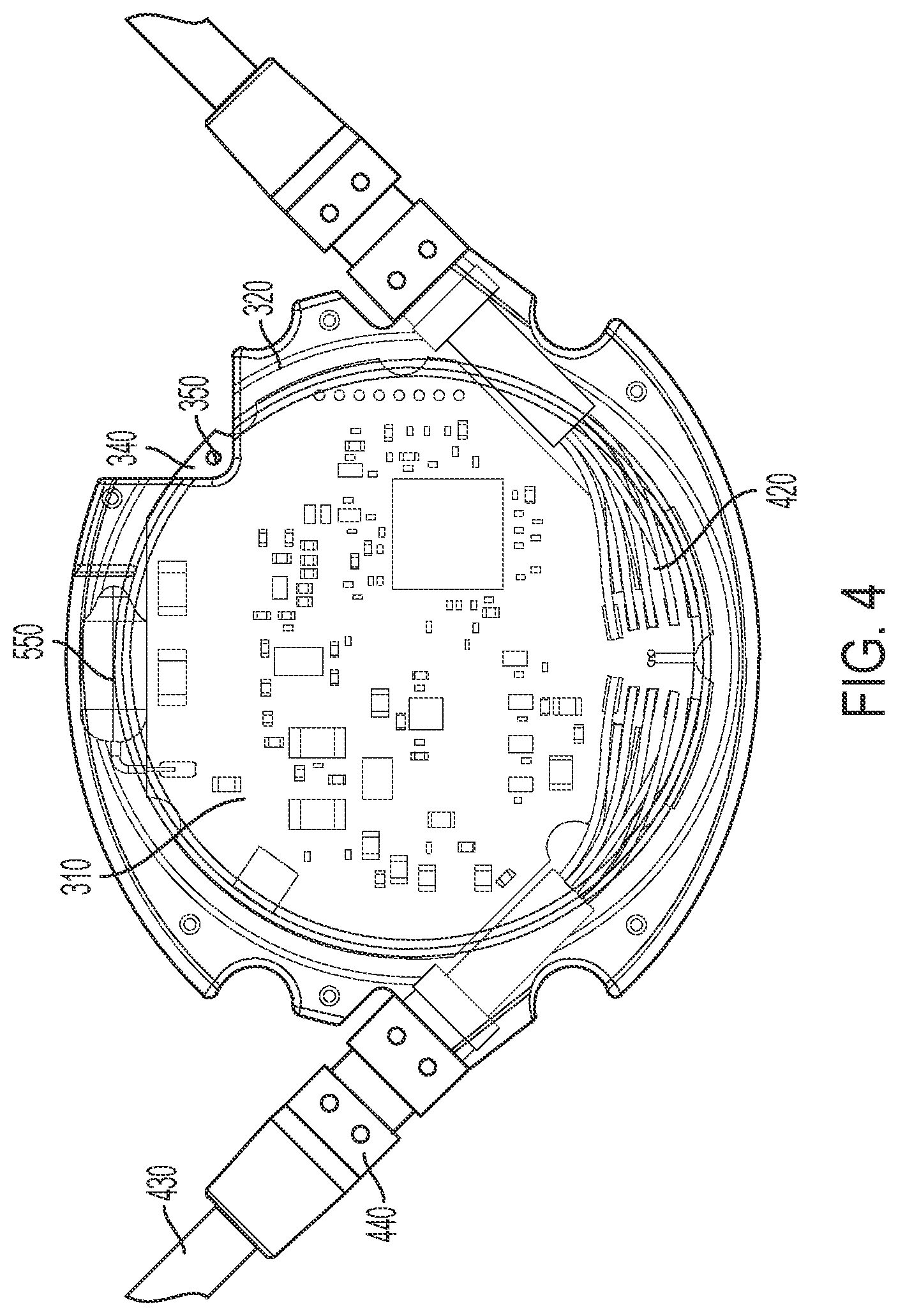 Patent US12303704 Figure 5 – Water-resistant electrocardiogram sensor assembly for a wearable medical device